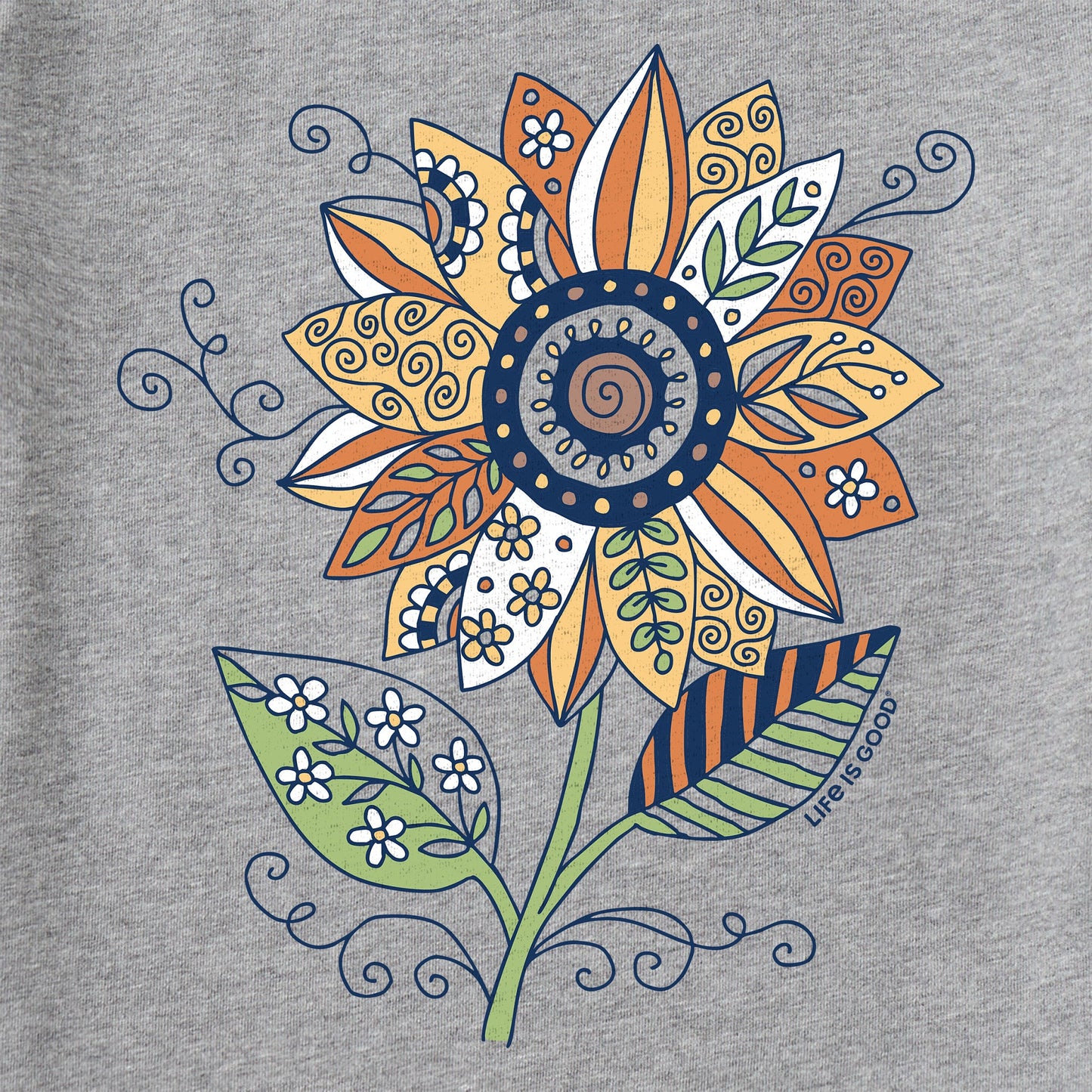 Women's Sunflower Season Long Sleeve Crusher Tee