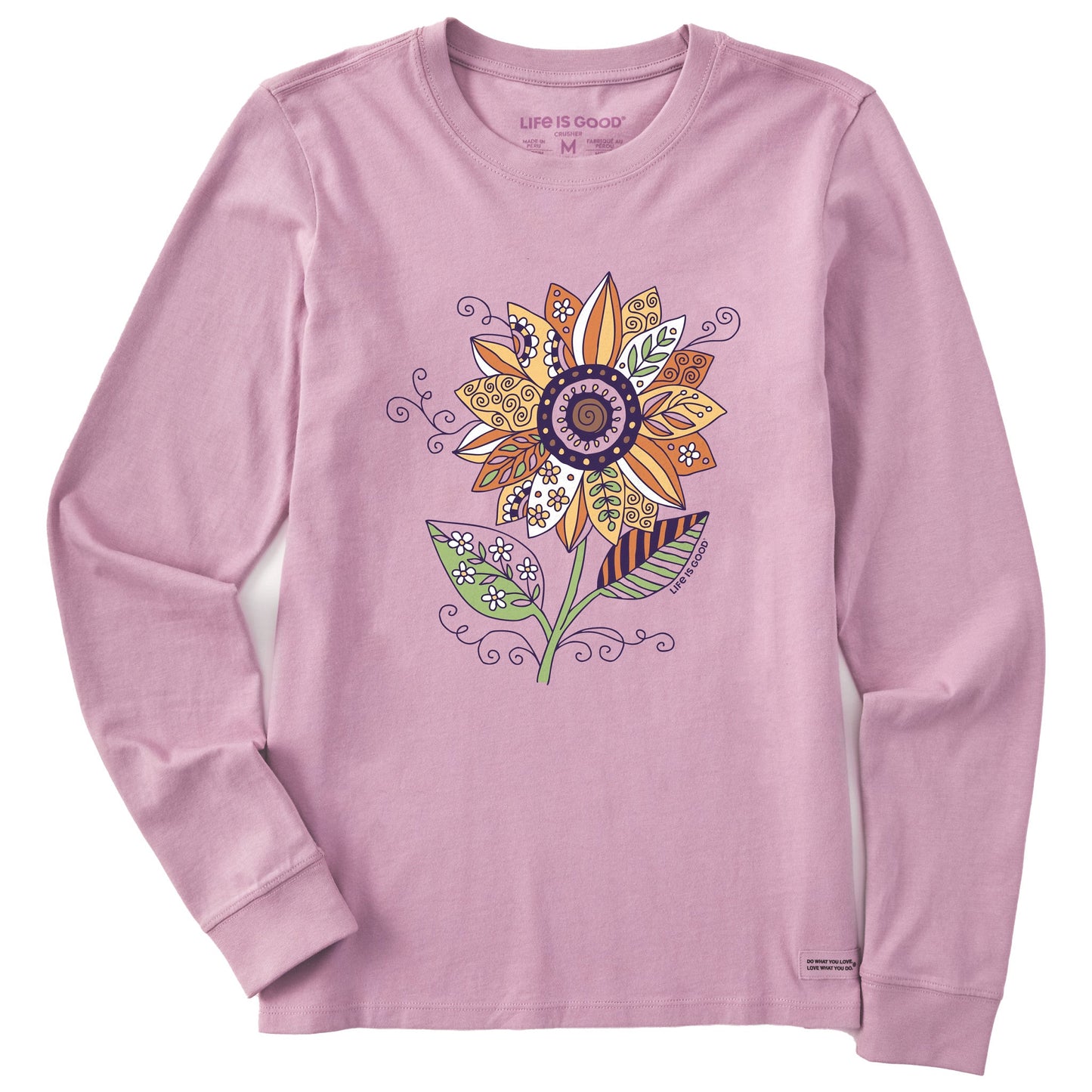 Women's Sunflower Season Long Sleeve Crusher Tee
