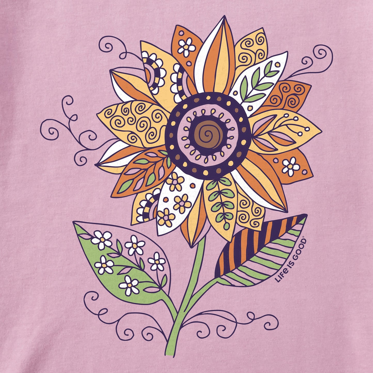 Women's Sunflower Season Long Sleeve Crusher Tee