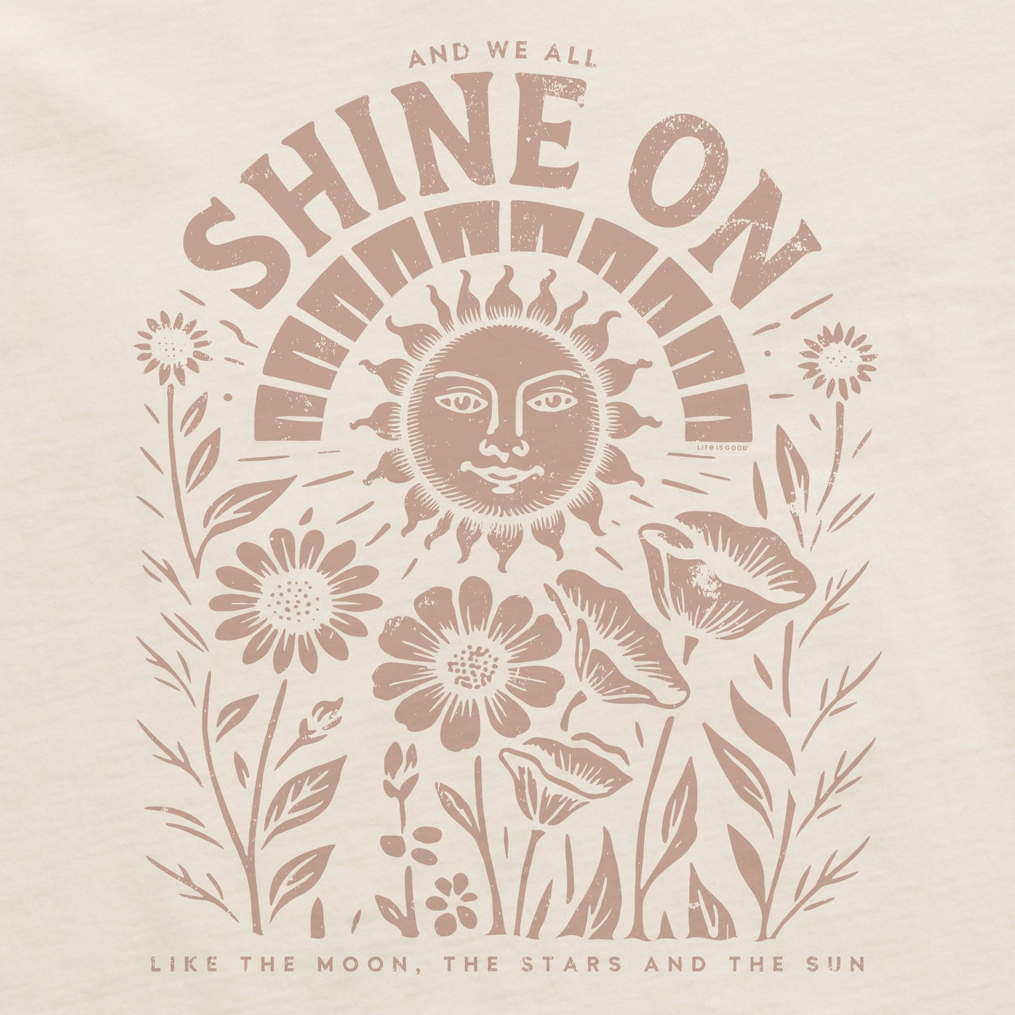 Women's Shine On Sunflowers Short Sleeve Crusher Tee