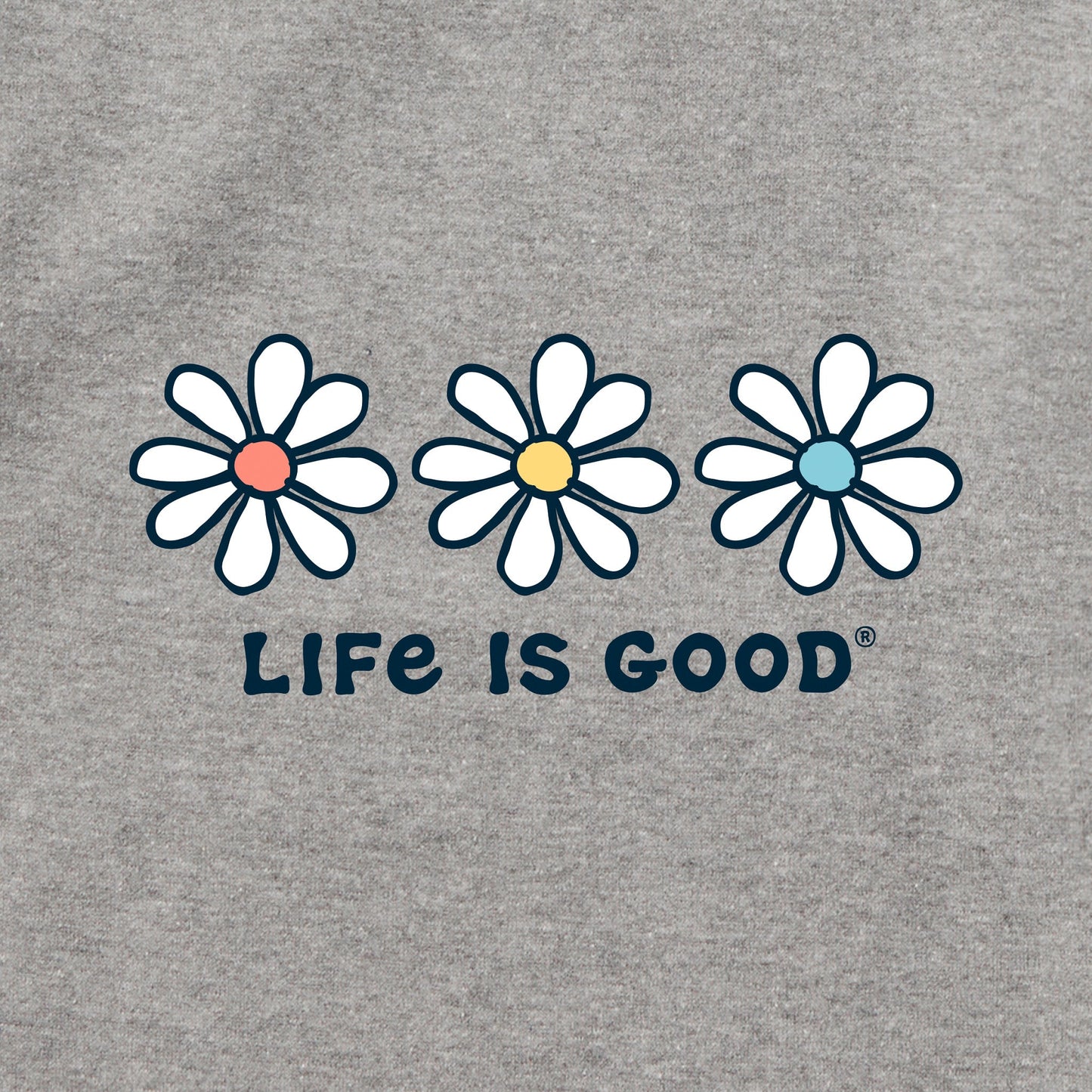 Adult Unisex 3 Daisies Every Wear Crew Sweatshirt