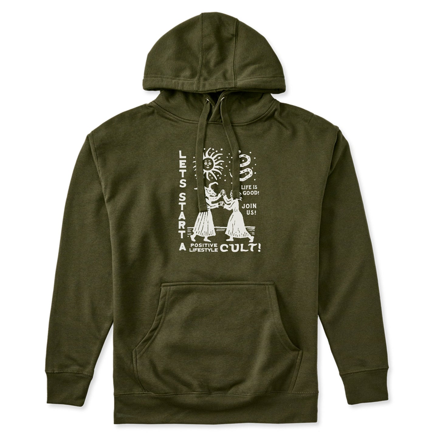 Adult Unisex Let's Start a Cult Every Wear Hoodie Sweatshirt