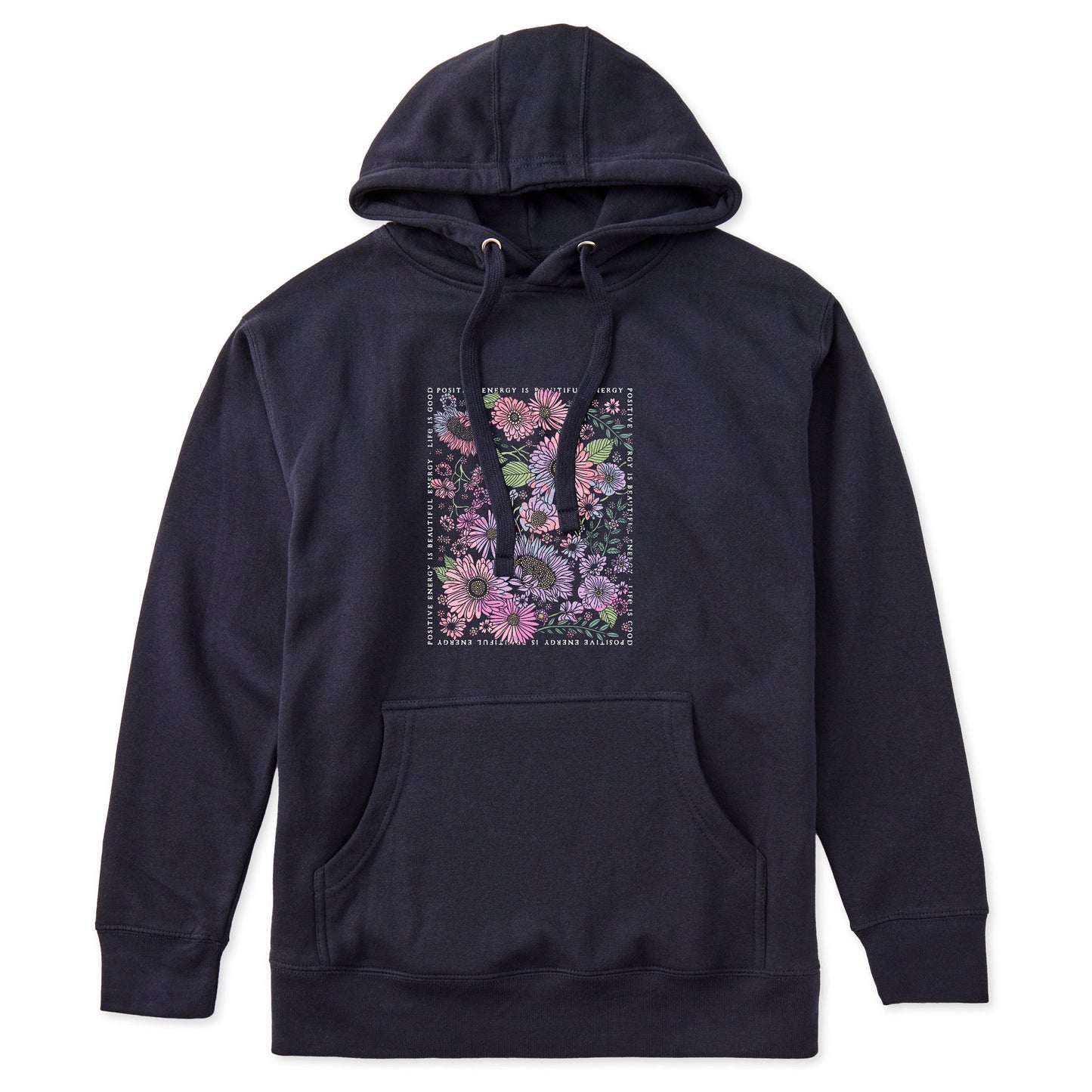 Adult Unisex Beautiful Energy Tie Dye Every Wear Hoodie Sweatshirt