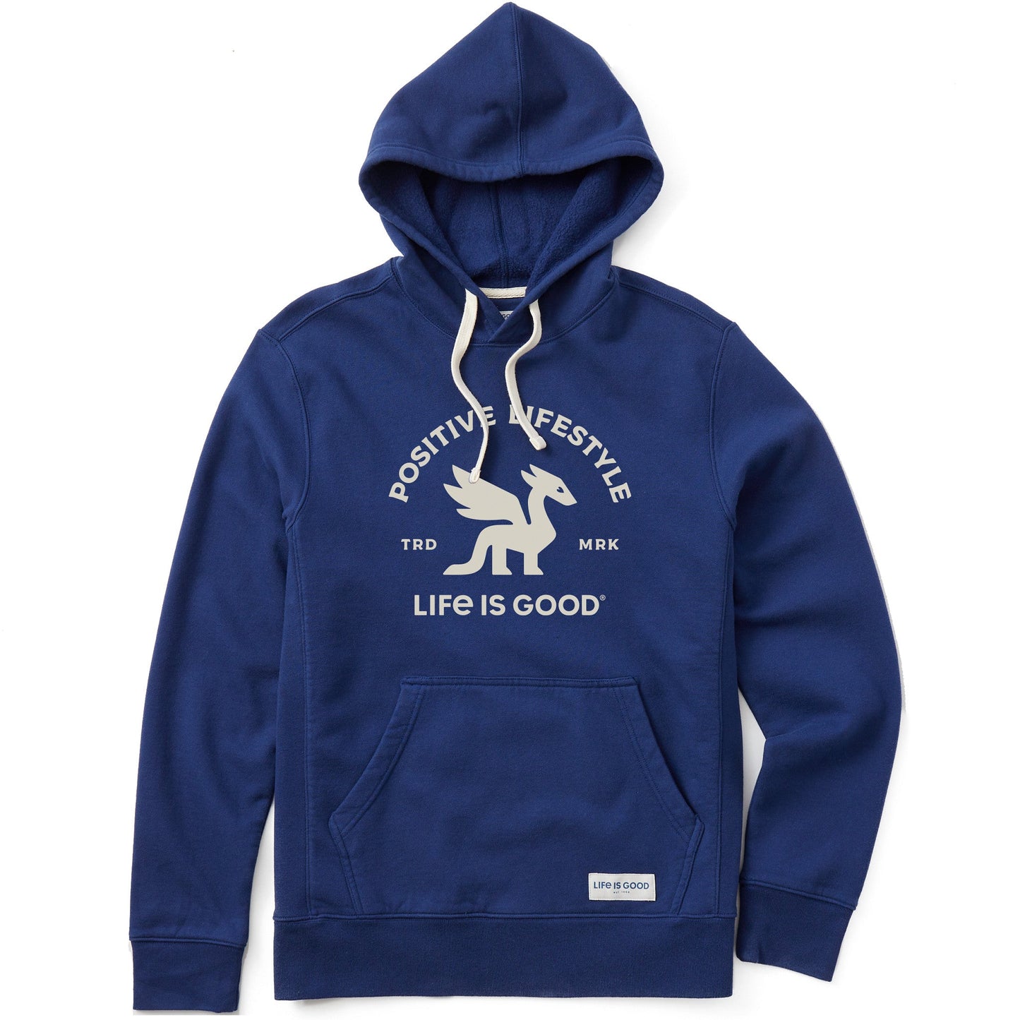 Men's Positive Lifestyle Dragon Simply True Fleece Hoodie