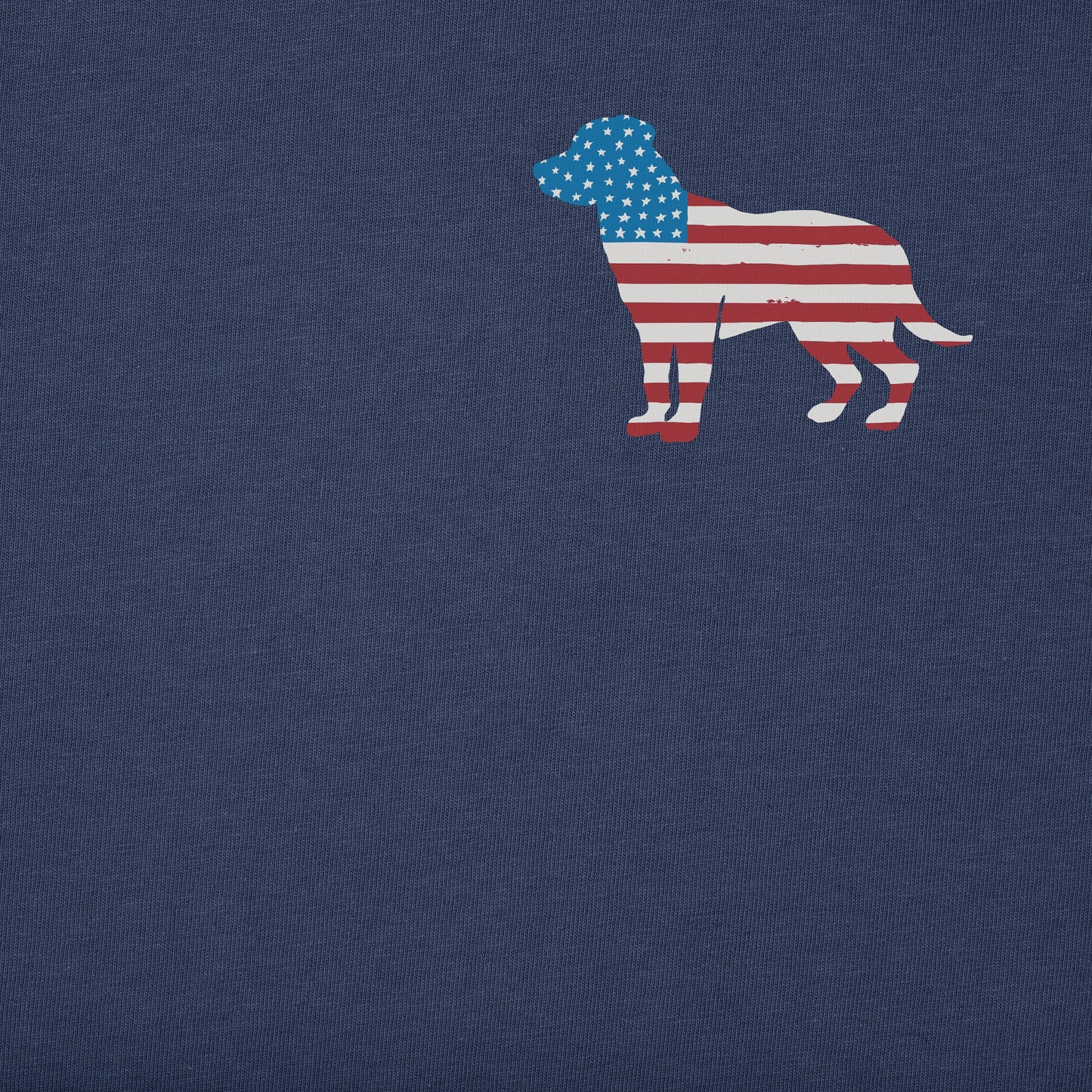 Men's Home of My Dog Flag Simply True Fleece Crew