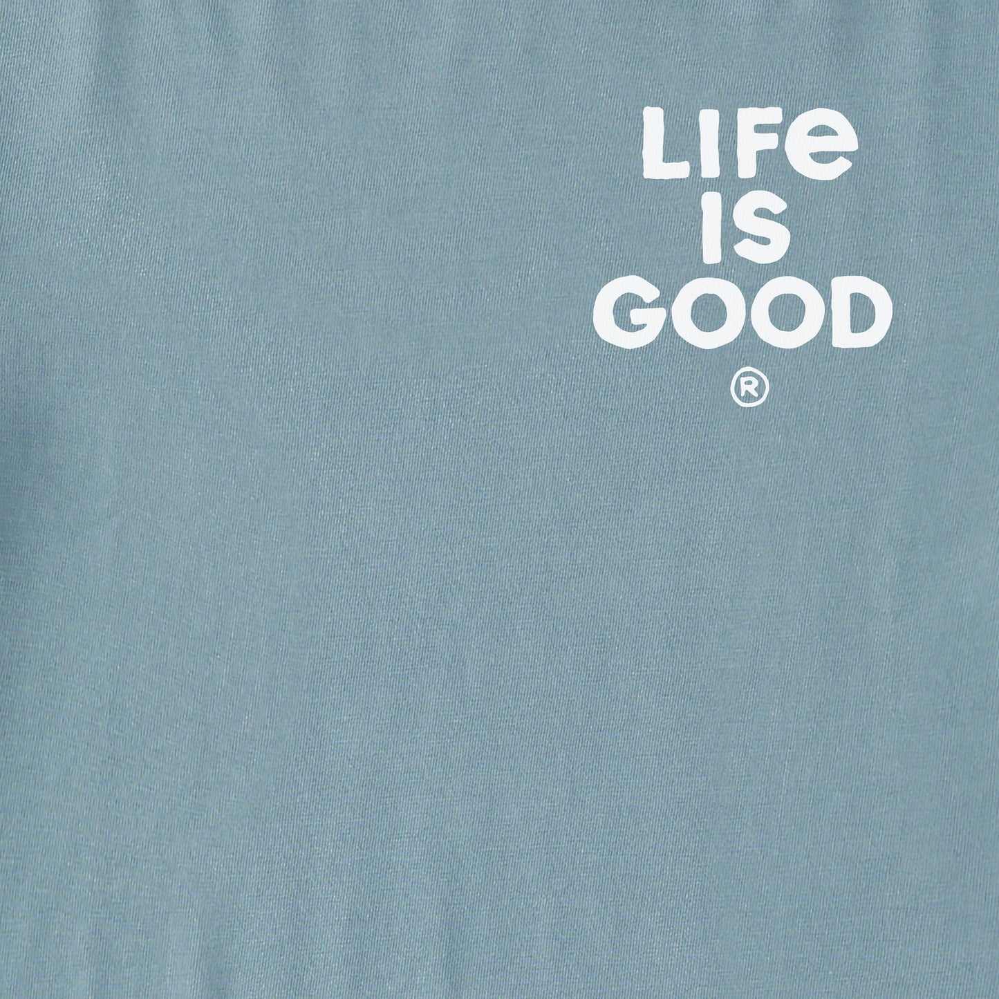 Men's Life is Good Sunset Waves Simply True Fleece Crew