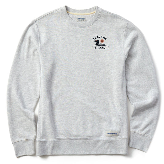 Men's Leave Me a Loon Simply True Fleece Crew