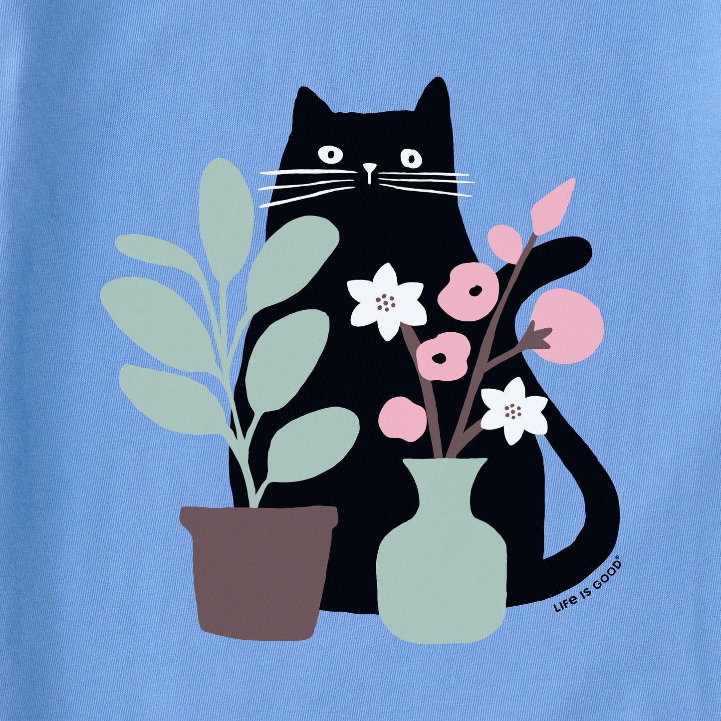 Women's Can you see the Cat? Simply True Crew