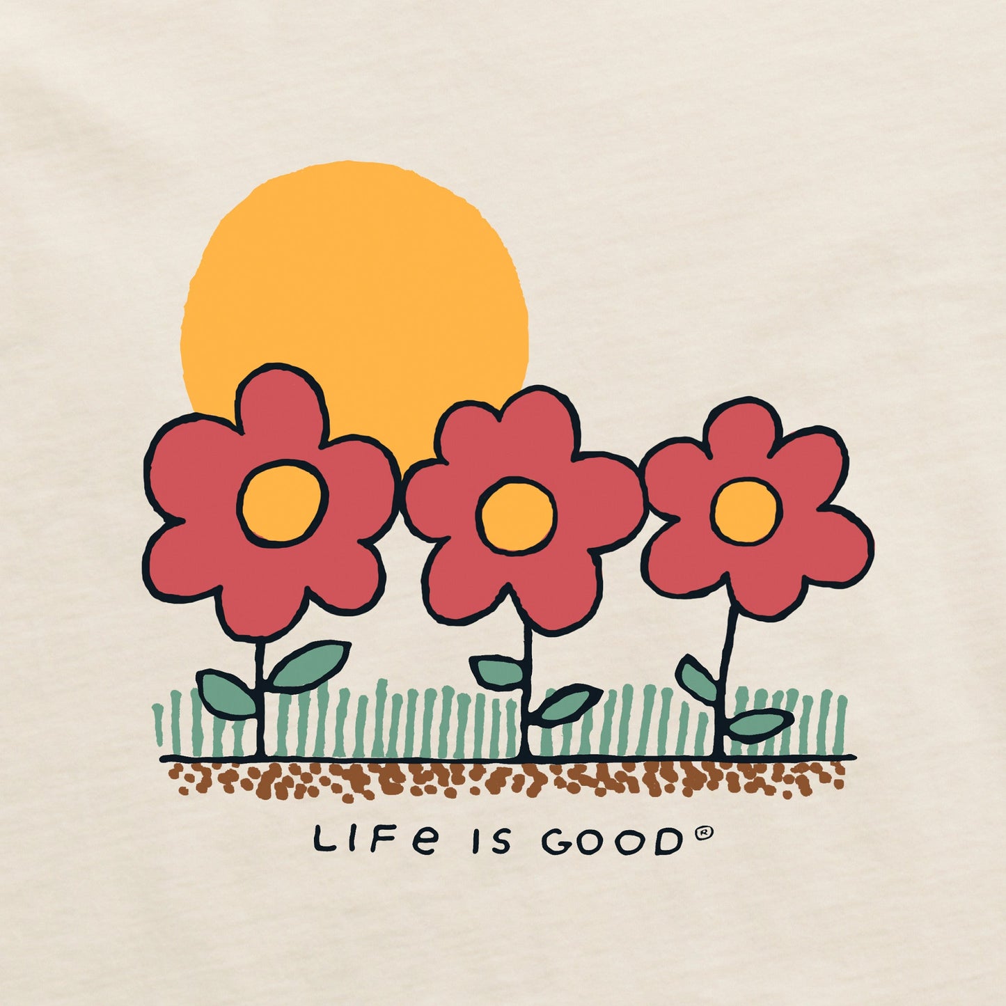 Women's 3 Flowers Simply True Fleece Crew