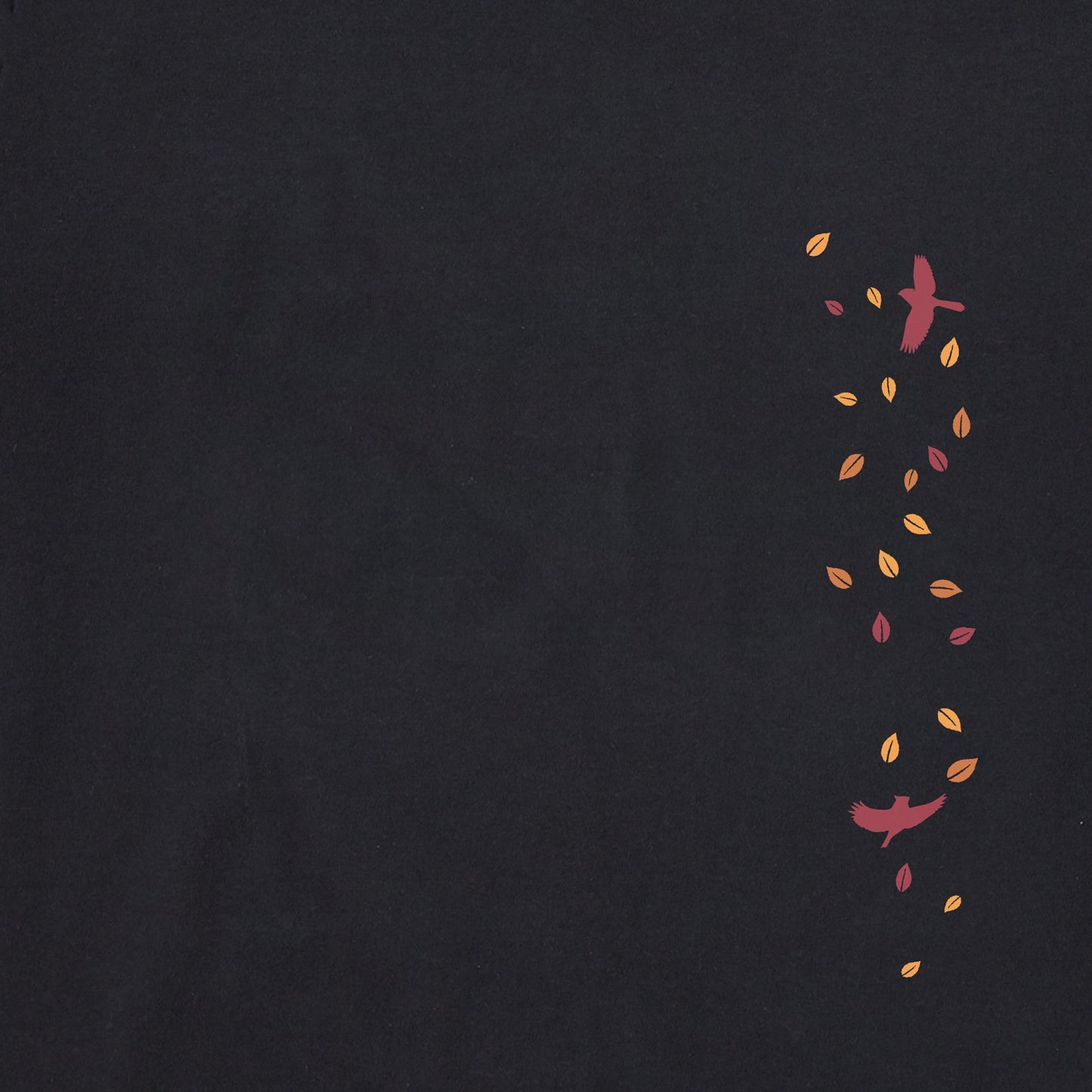 Women's Autumn Tree Leaves Long Sleeve Crusher Tee