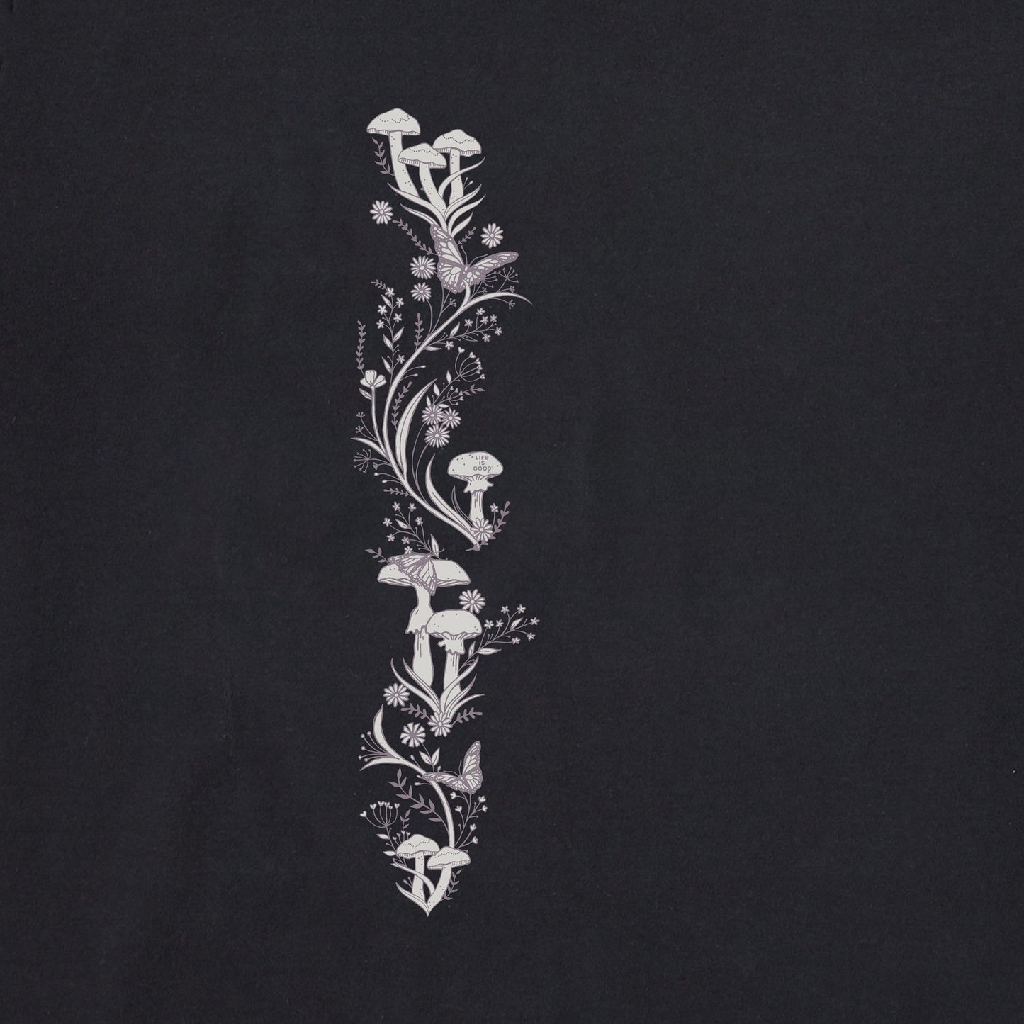 Women's Mushroom Garden Long Sleeve Crusher Tee