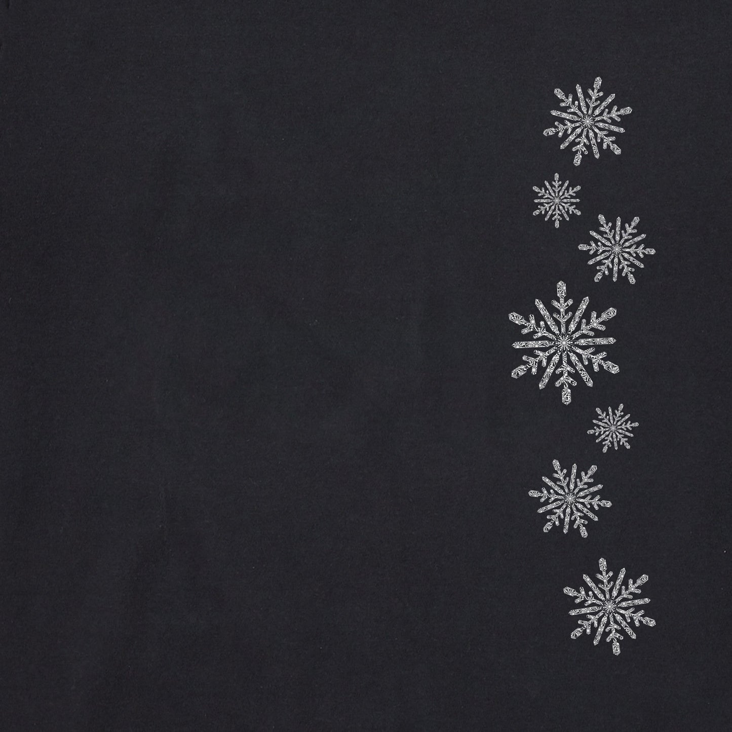 Women's Contrast Snowflake Long Sleeve Crusher Tee