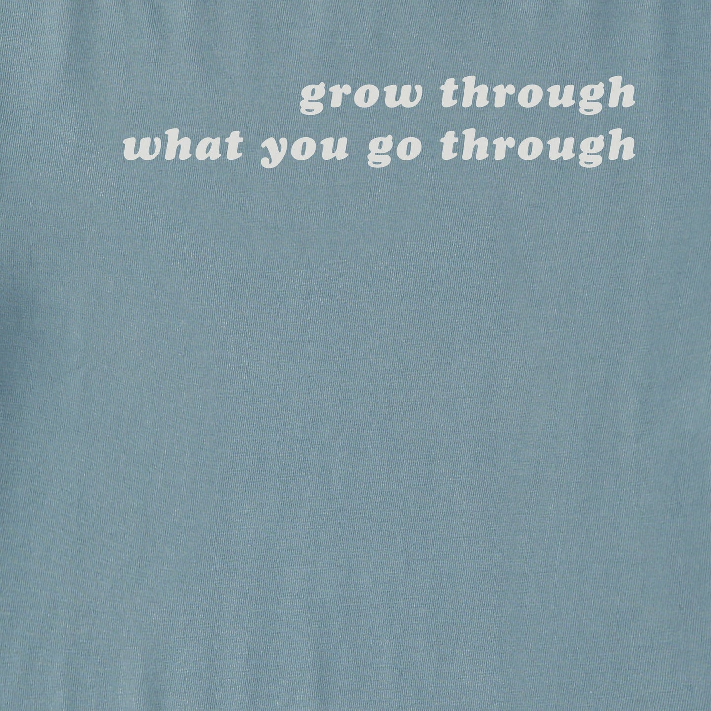 Women's Grow Through Retro Flowers Long Sleeve Crusher Tee