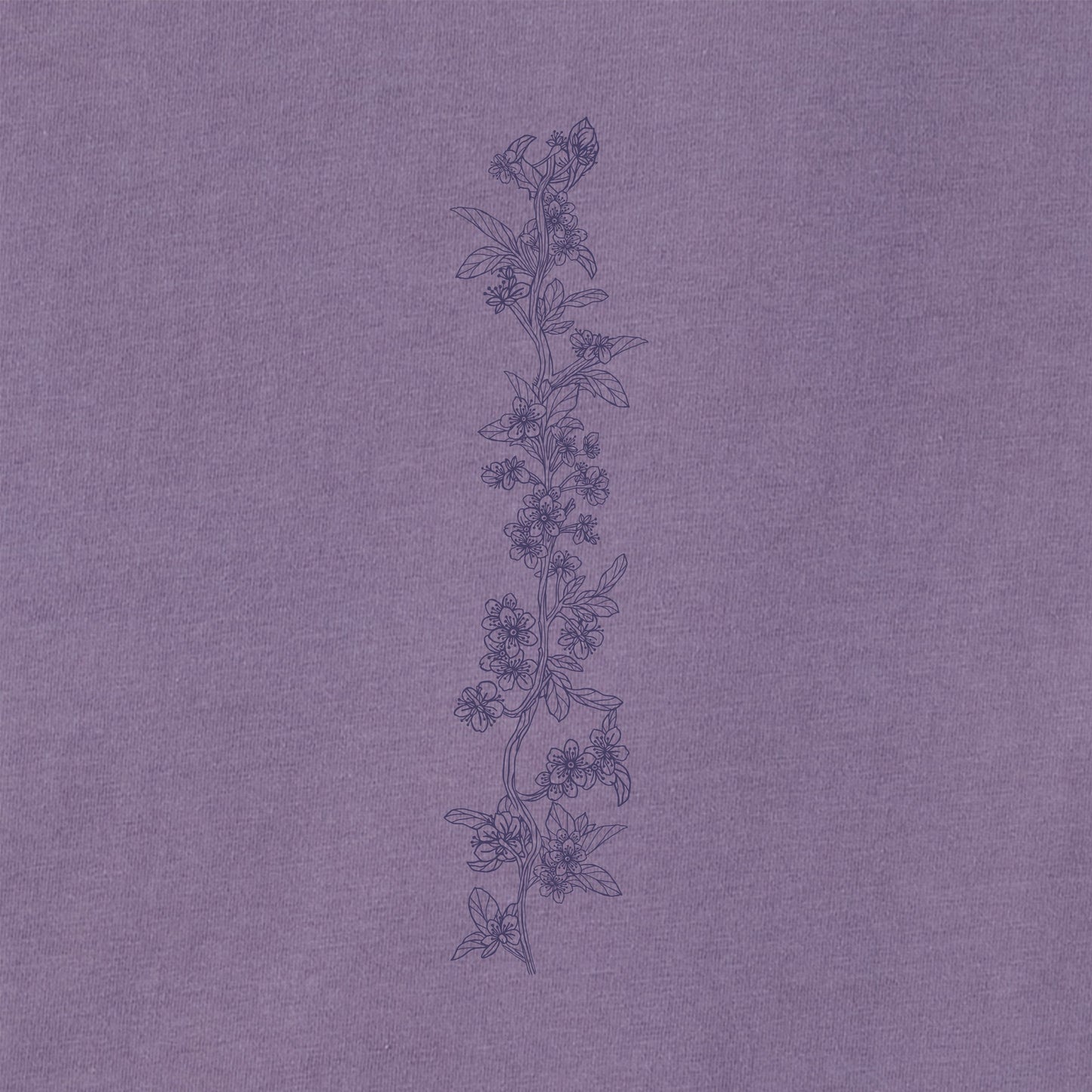 Women's Blossom Branches Long Sleeve Crusher Boxy Tee