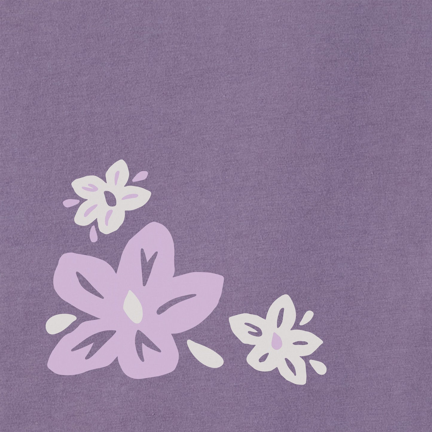 Women's Wildly Grateful Wildflowers Long Sleeve Crusher Boxy Tee