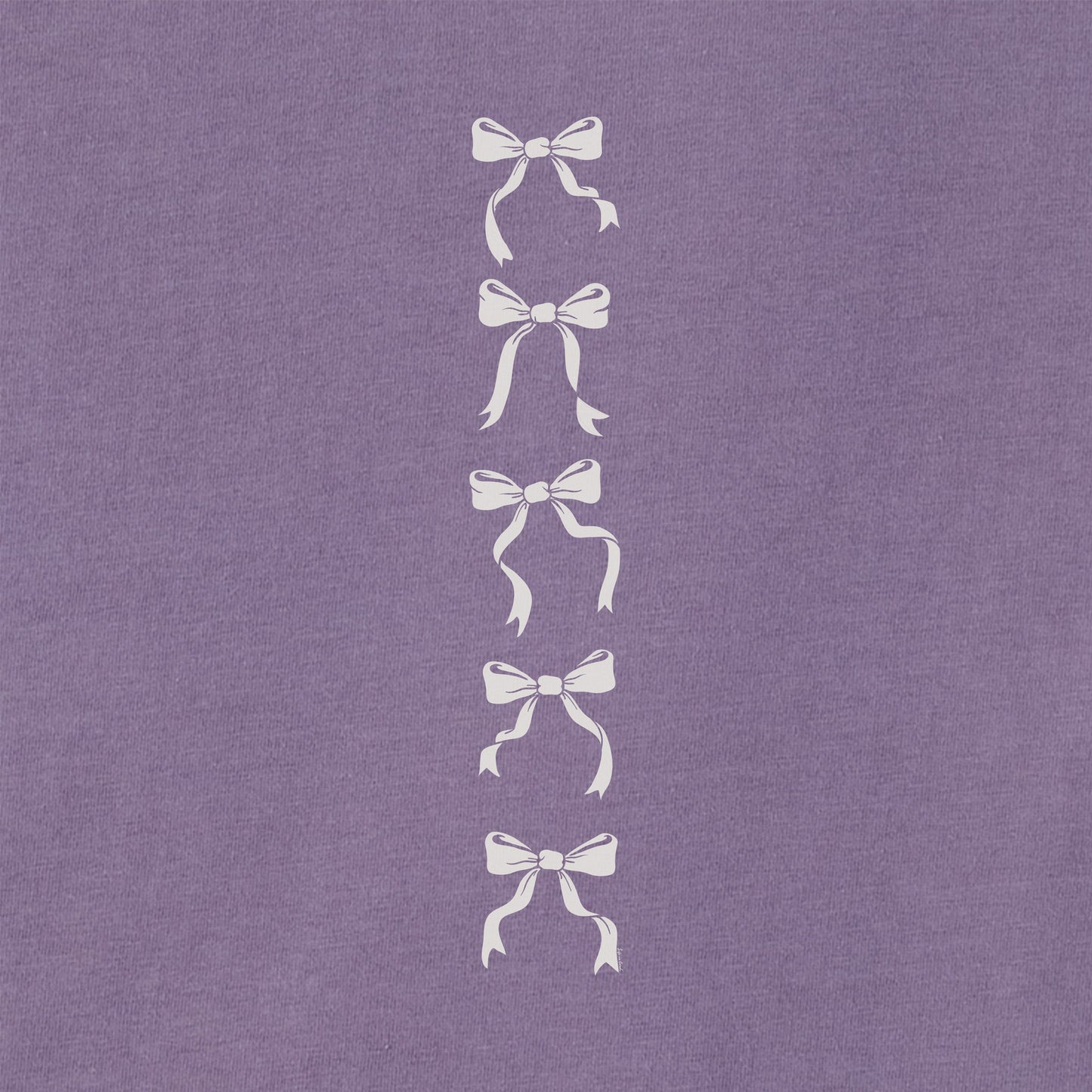 Women's Bows Long Sleeve Crusher Boxy Tee