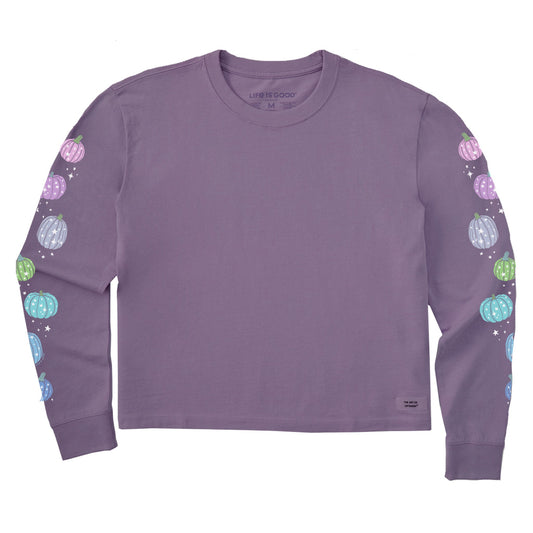Women's Pumpkins Long Sleeve Crusher Boxy Tee