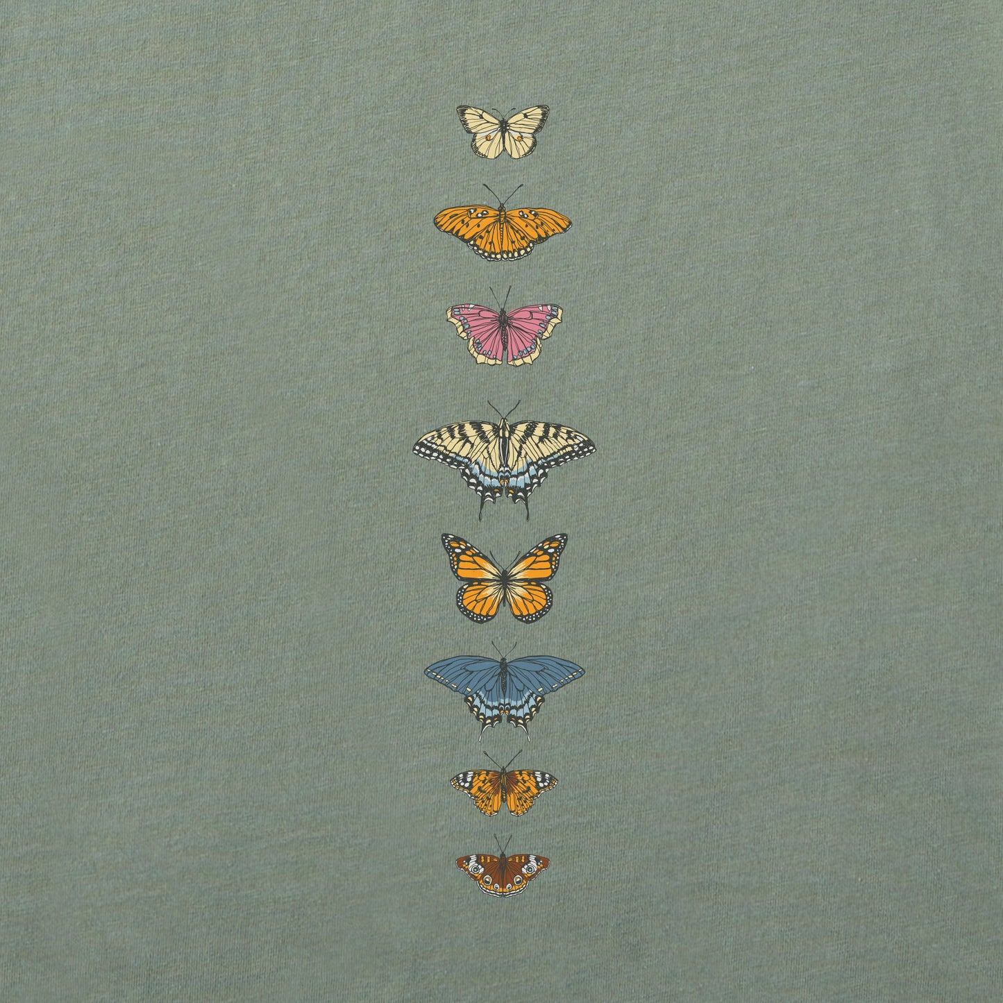 Women's Butterfly Flight Long Sleeve Crusher Boxy Tee