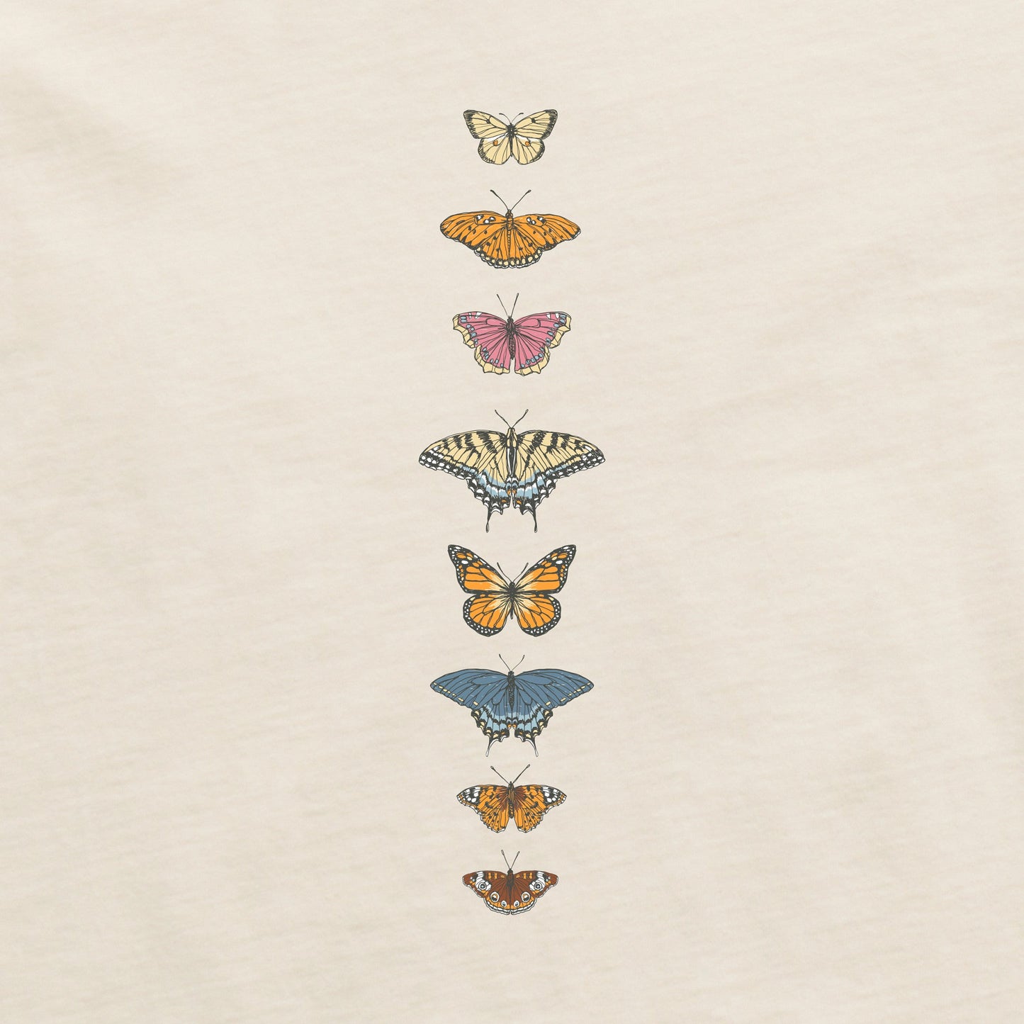 Women's Butterfly Flight Long Sleeve Crusher Boxy Tee
