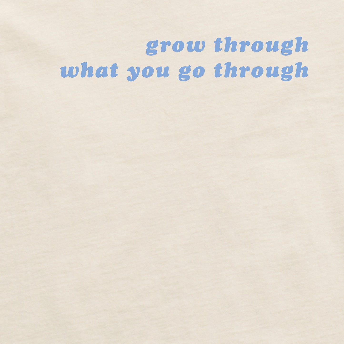 Women's Grow Through Retro Flowers Long Sleeve Crusher Boxy Tee