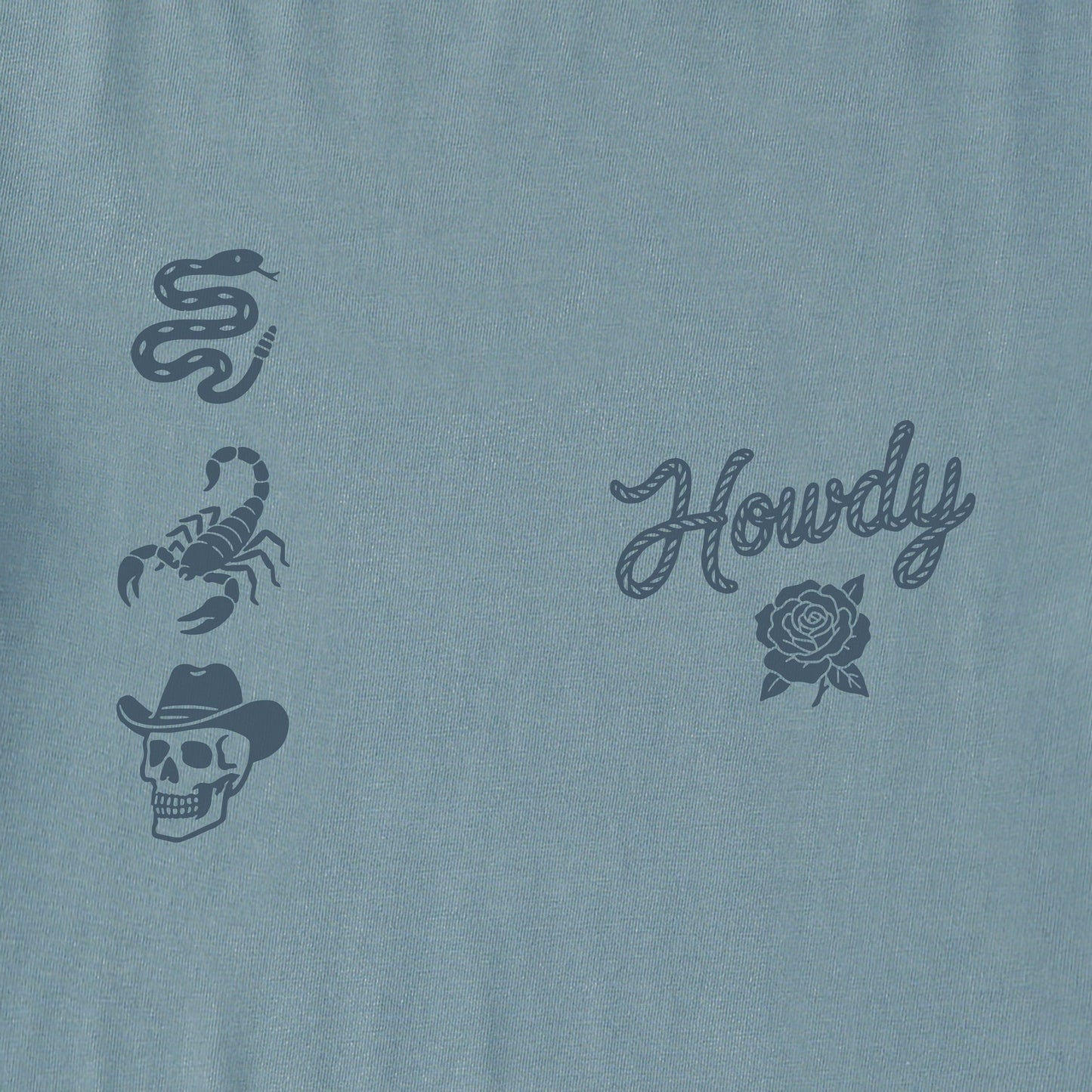 Women's Cowboy Medley Long Sleeve Crusher Boxy Tee