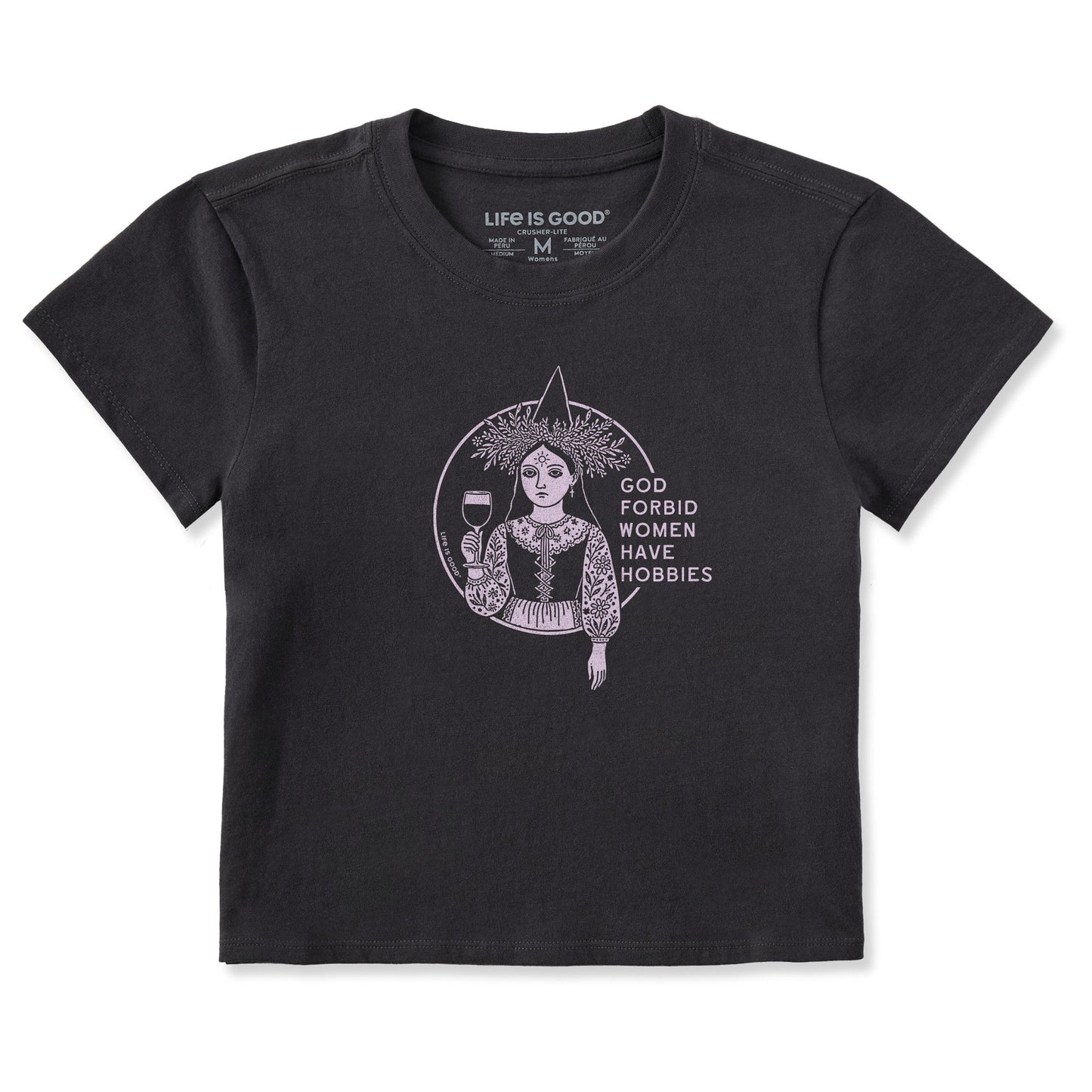 Women's Flower Hobbies Crusher-LITE Shrunken Tee