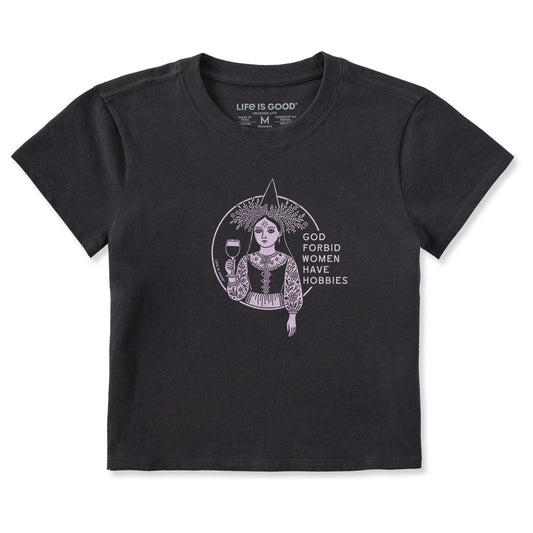 Women's Flower Hobbies Crusher-LITE Shrunken Tee