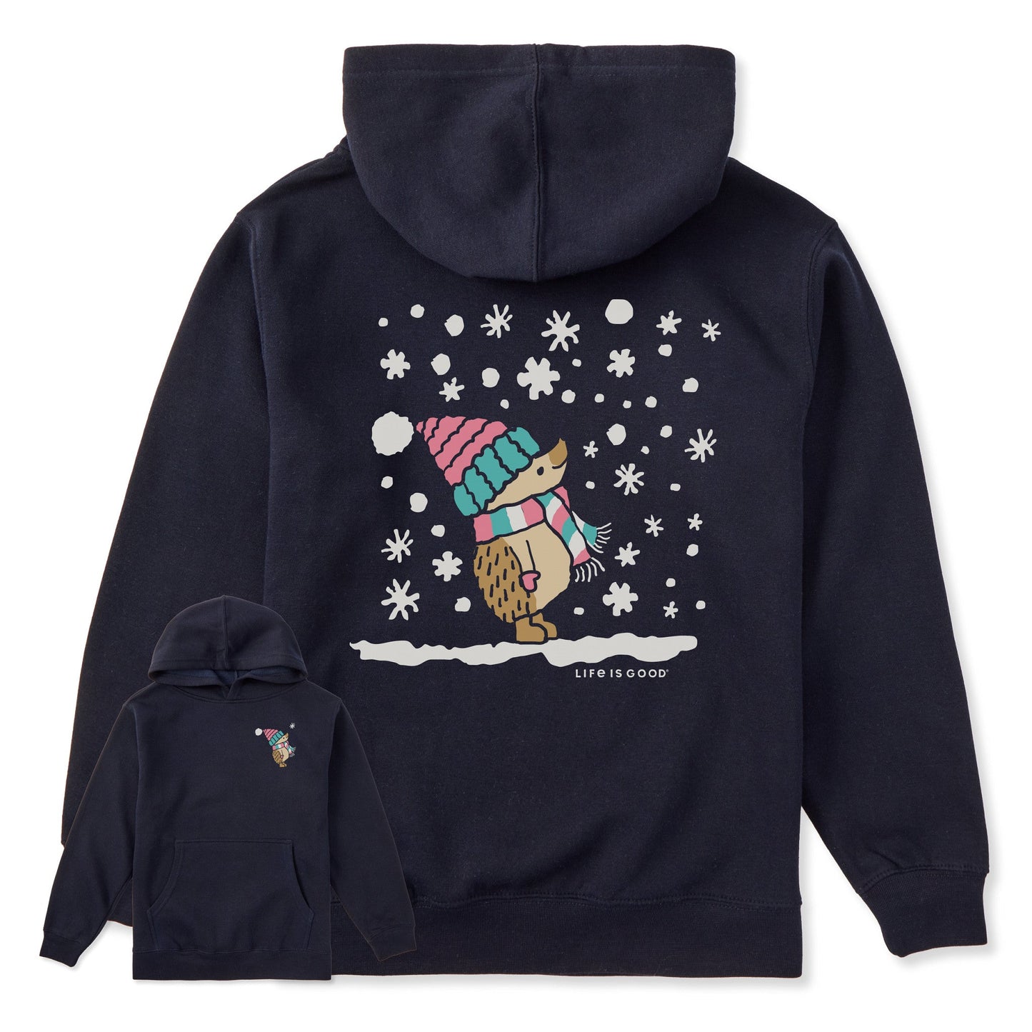 Kids Cozy Hedgehog Every Wear Hoodie Sweatshirt