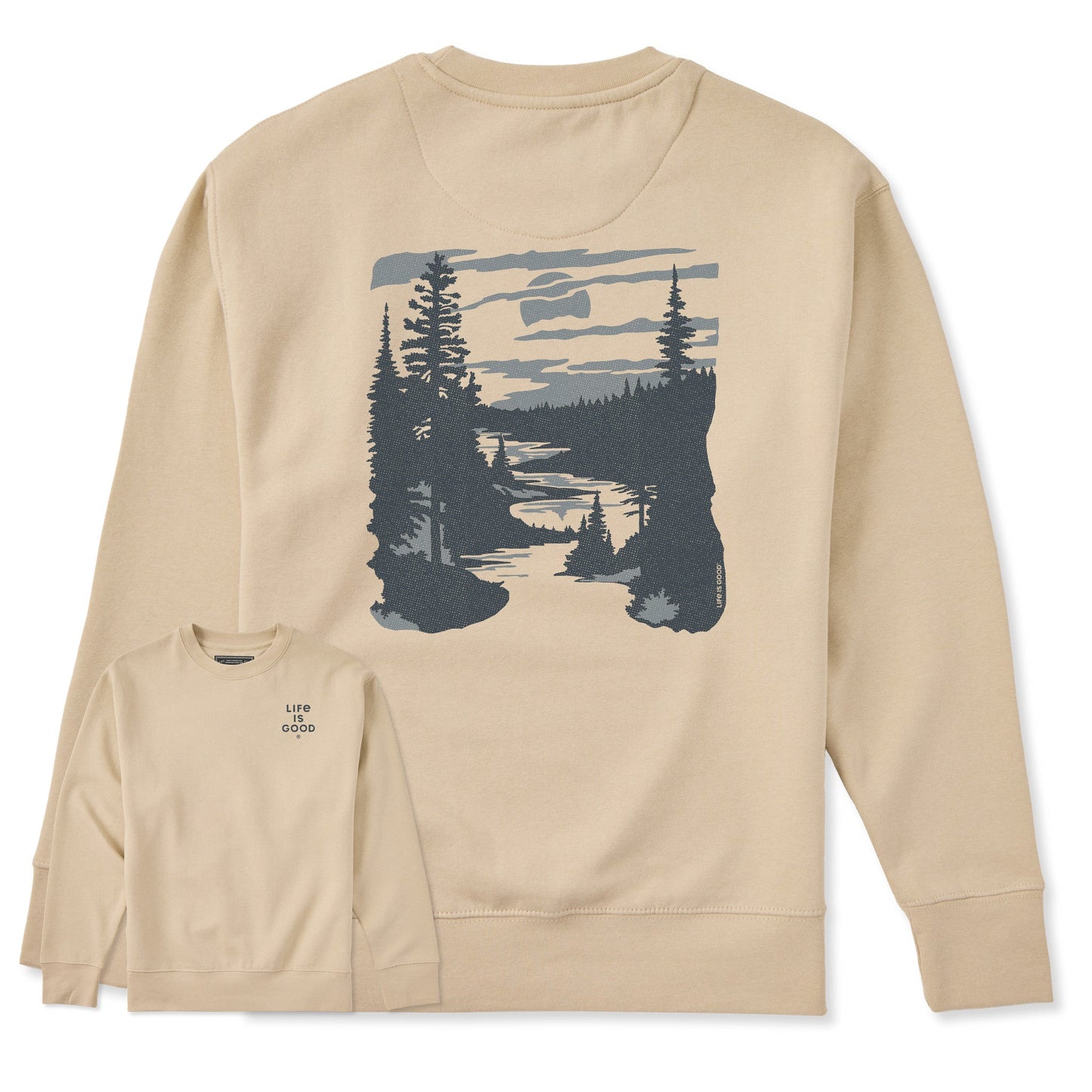 Adult Unisex A River Runs Through It Every Wear Crew Sweatshirt