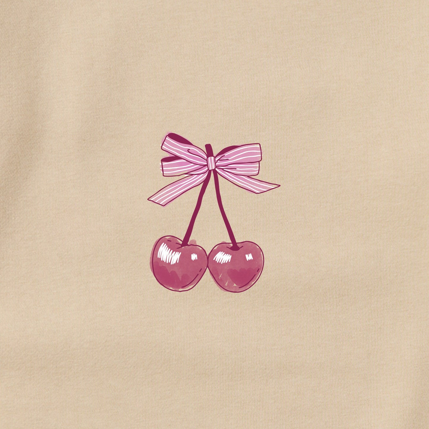 Adult Unisex Mini Cherry Pair Every Wear Crew Sweatshirt