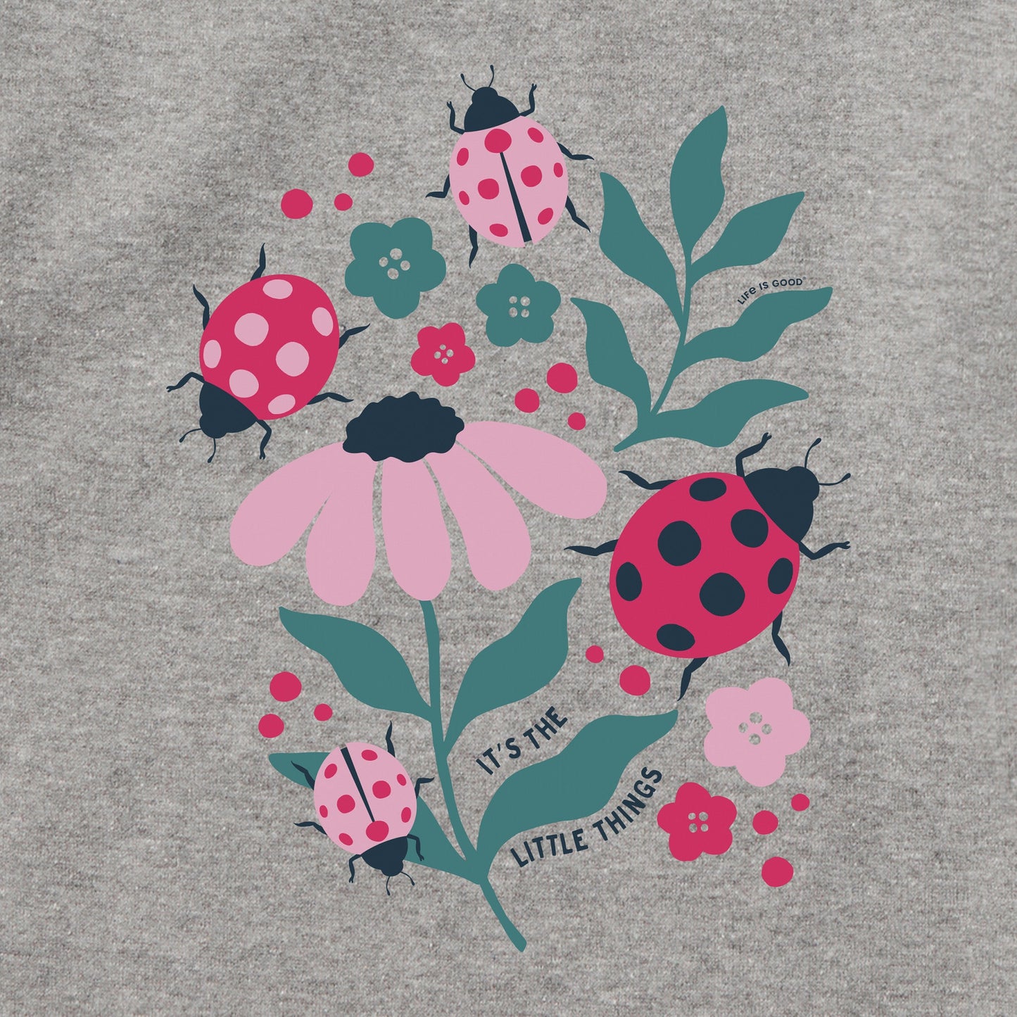 Adult Unisex It's the Little Ladybug Things Every Wear Crew Sweatshirt