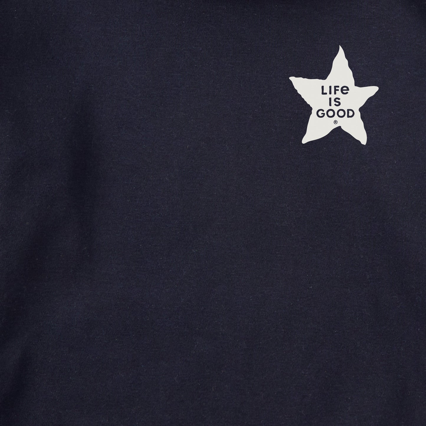 Adult Unisex Home of the Brave Raggedy Flag Every Wear Crew Sweatshirt