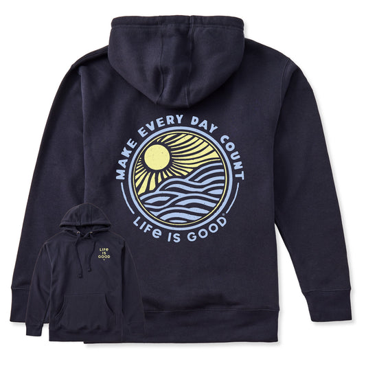 Adult Unisex Make Every Day Count Sunset Every Wear Hoodie Sweatshirt