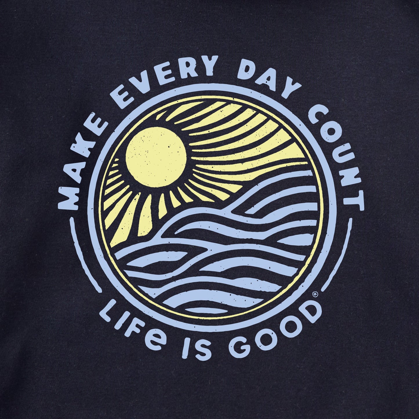 Adult Unisex Make Every Day Count Sunset Every Wear Hoodie Sweatshirt