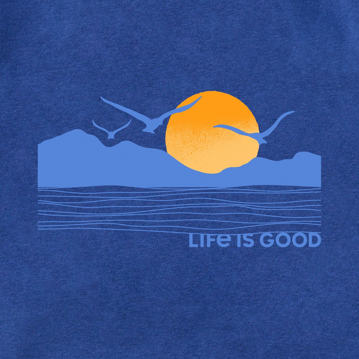 Adult Unisex Life is Good Sunset Birds Every Wear Hoodie Sweatshirt