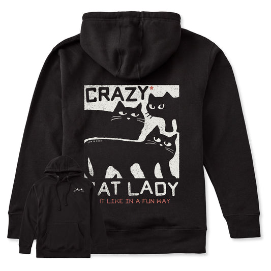 Adult Unisex Crazy Cat Lady Every Wear Hoodie Sweatshirt