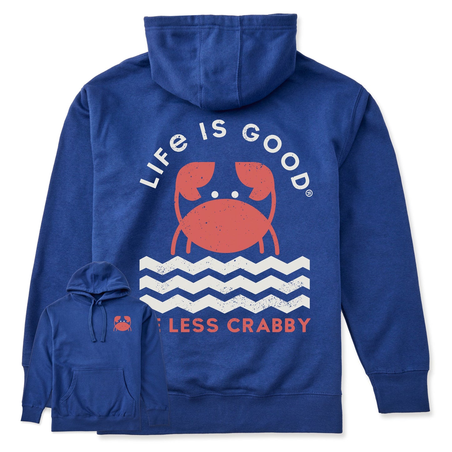 Adult Unisex Crafty Be Less Crabby Geometric Every Wear Hoodie Sweatshirt