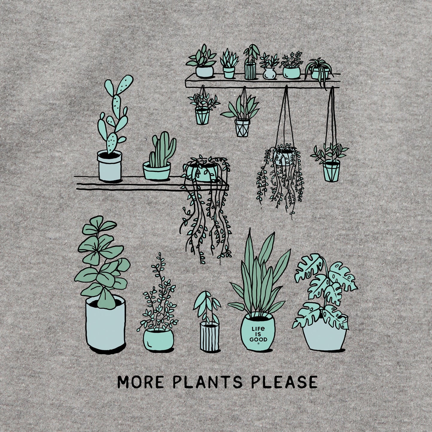 Adult Unisex More Plants Please Every Wear Hoodie Sweatshirt