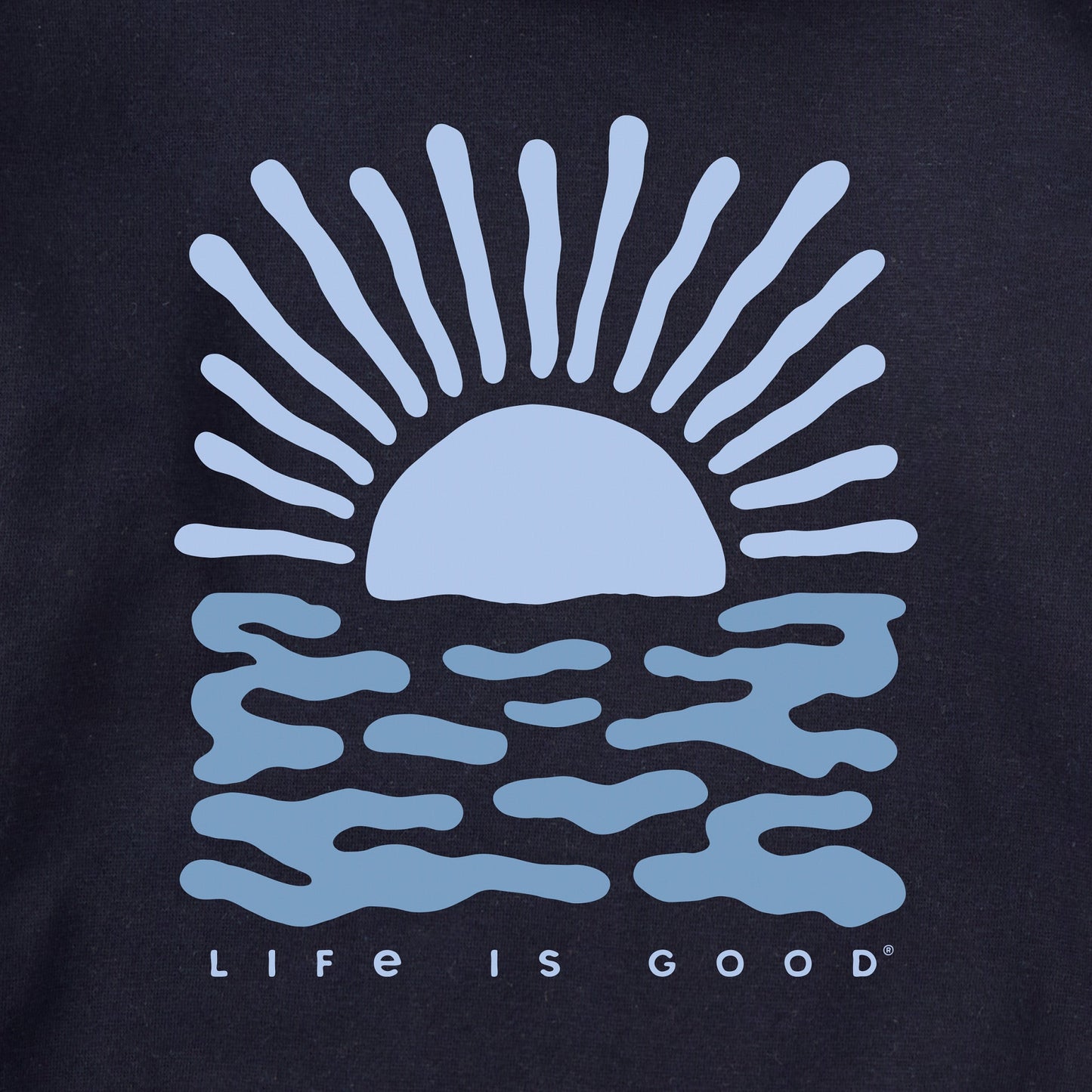 Adult Unisex Sun Over the Water Every Wear Hoodie Sweatshirt