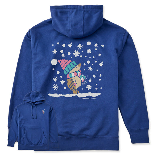 Adult Unisex Cozy Hedgehog Every Wear Hoodie Sweatshirt