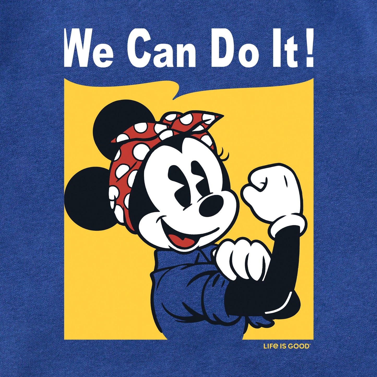Adult Unisex We Can Do It Mouse Every Wear Hoodie Sweatshirt