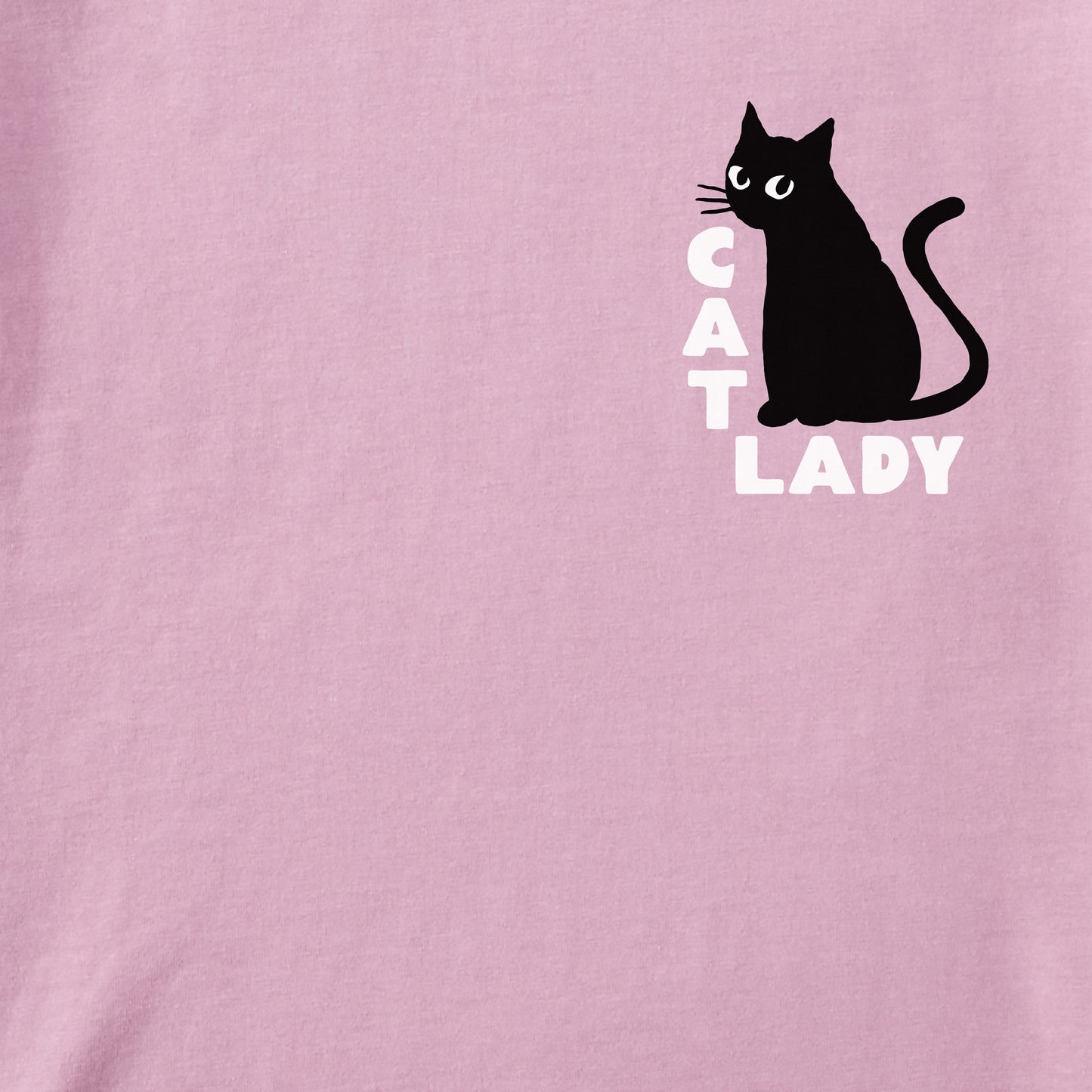 Women's Cat Lady Mini Simply True Fleece Crew