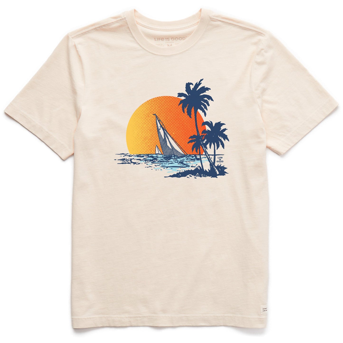 Men's Sailboat Cruise Short Sleeve Crusher Tee