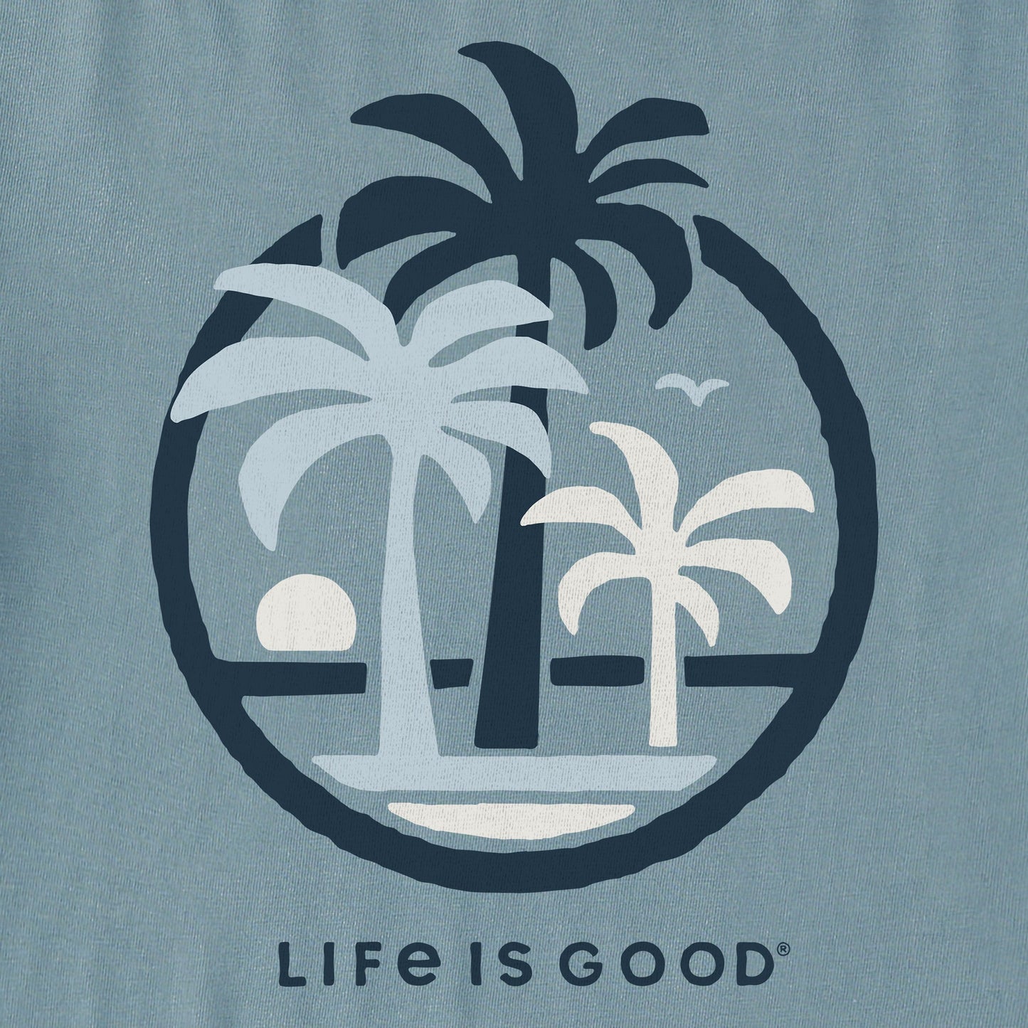 Men's Palm Tree Trio Short Sleeve Crusher Tee