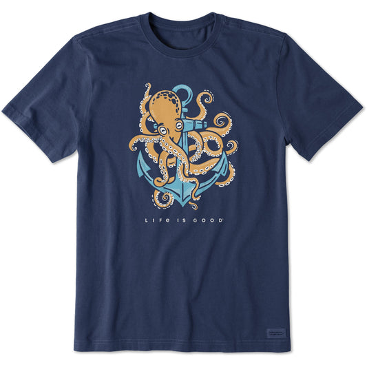 Men's Octopus Anchor Short Sleeve Crusher Tee