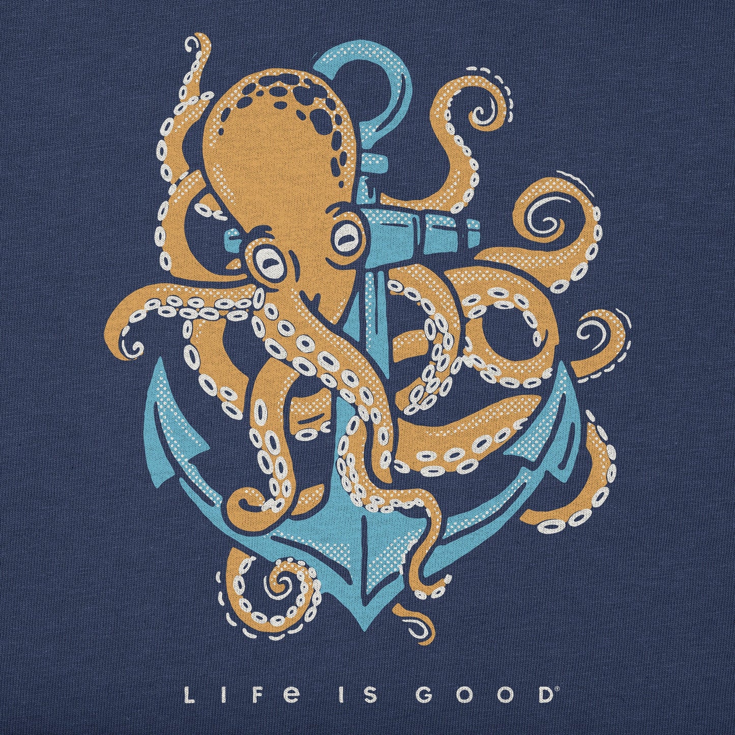 Men's Octopus Anchor Short Sleeve Crusher Tee