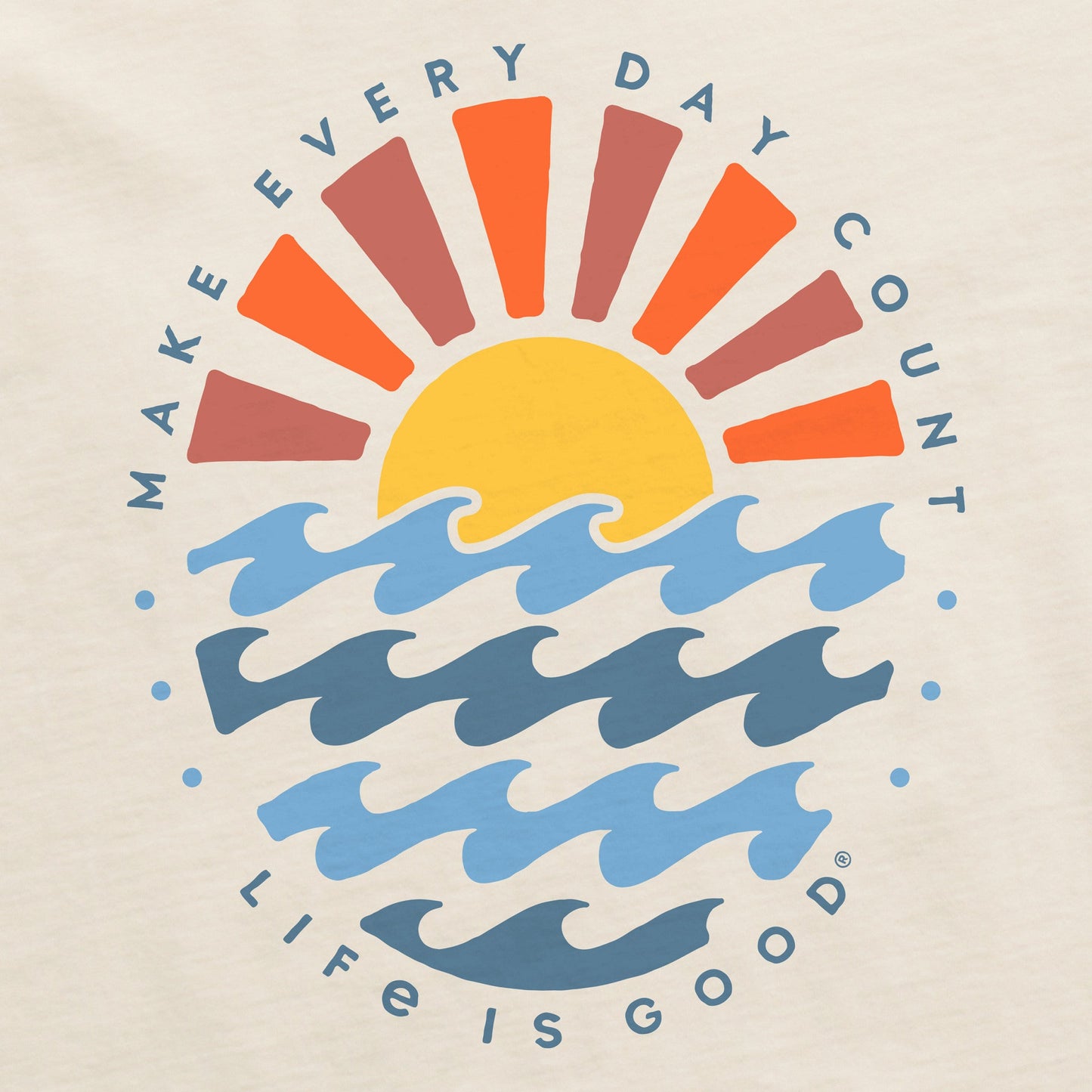 Men's Make Every Sunset Count Short Sleeve Crusher Tee