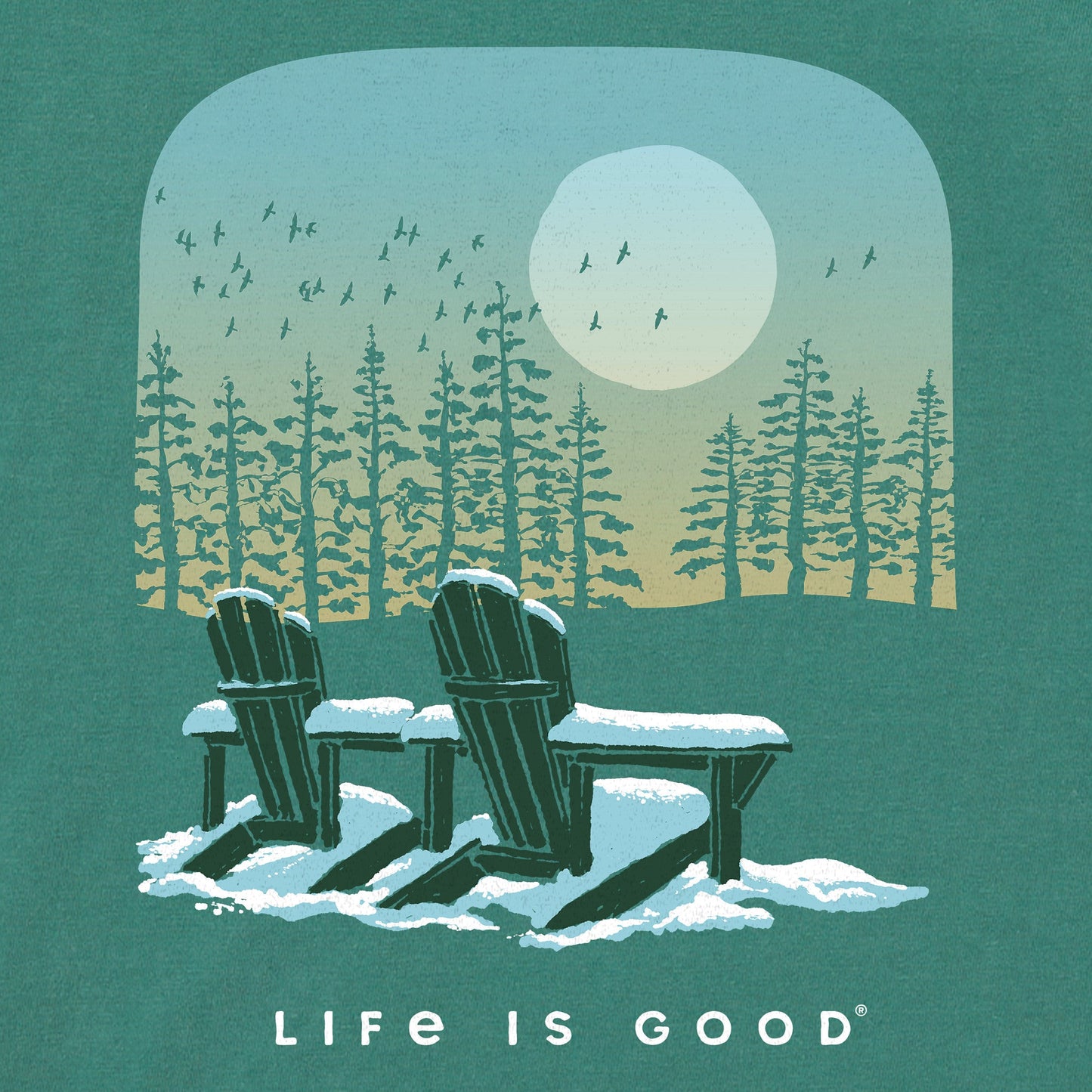 Women's Snow Day Adirondacks Long Sleeve Crusher Tee