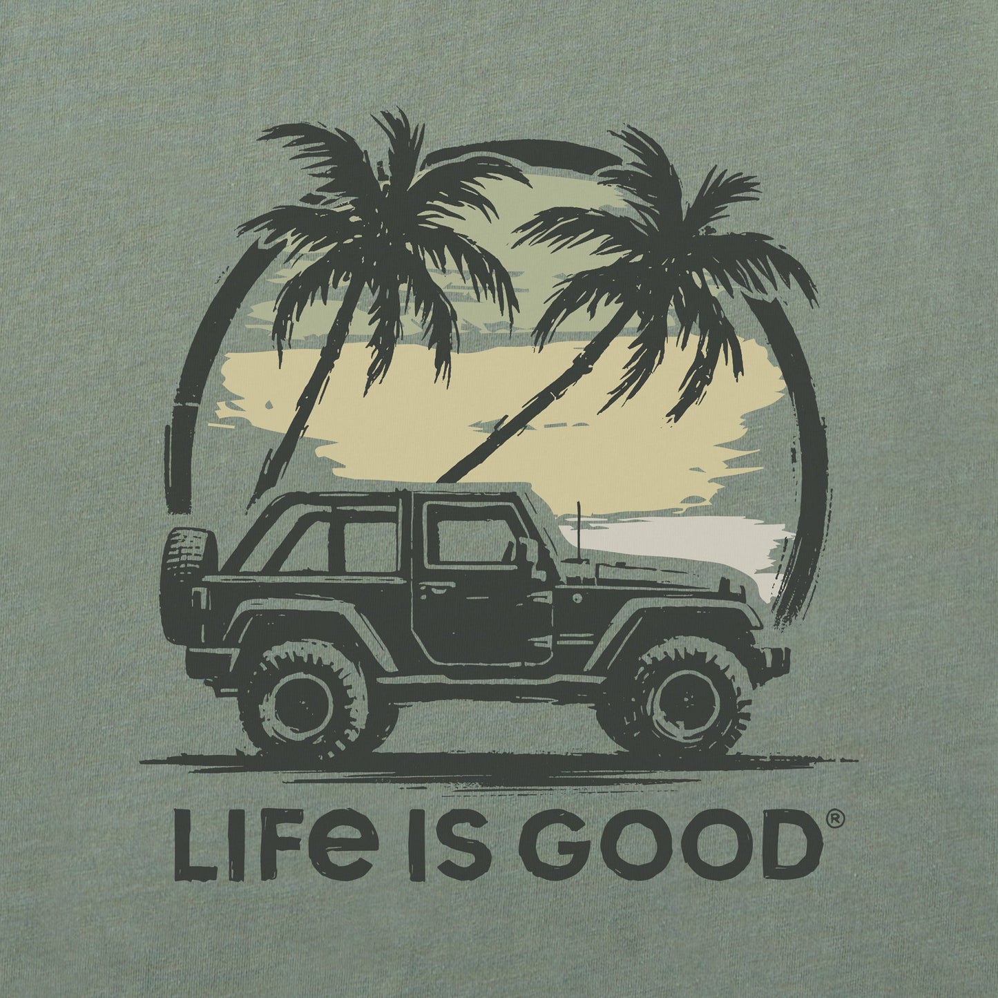 Men's Offroad Palms Short Sleeve Crusher Tee