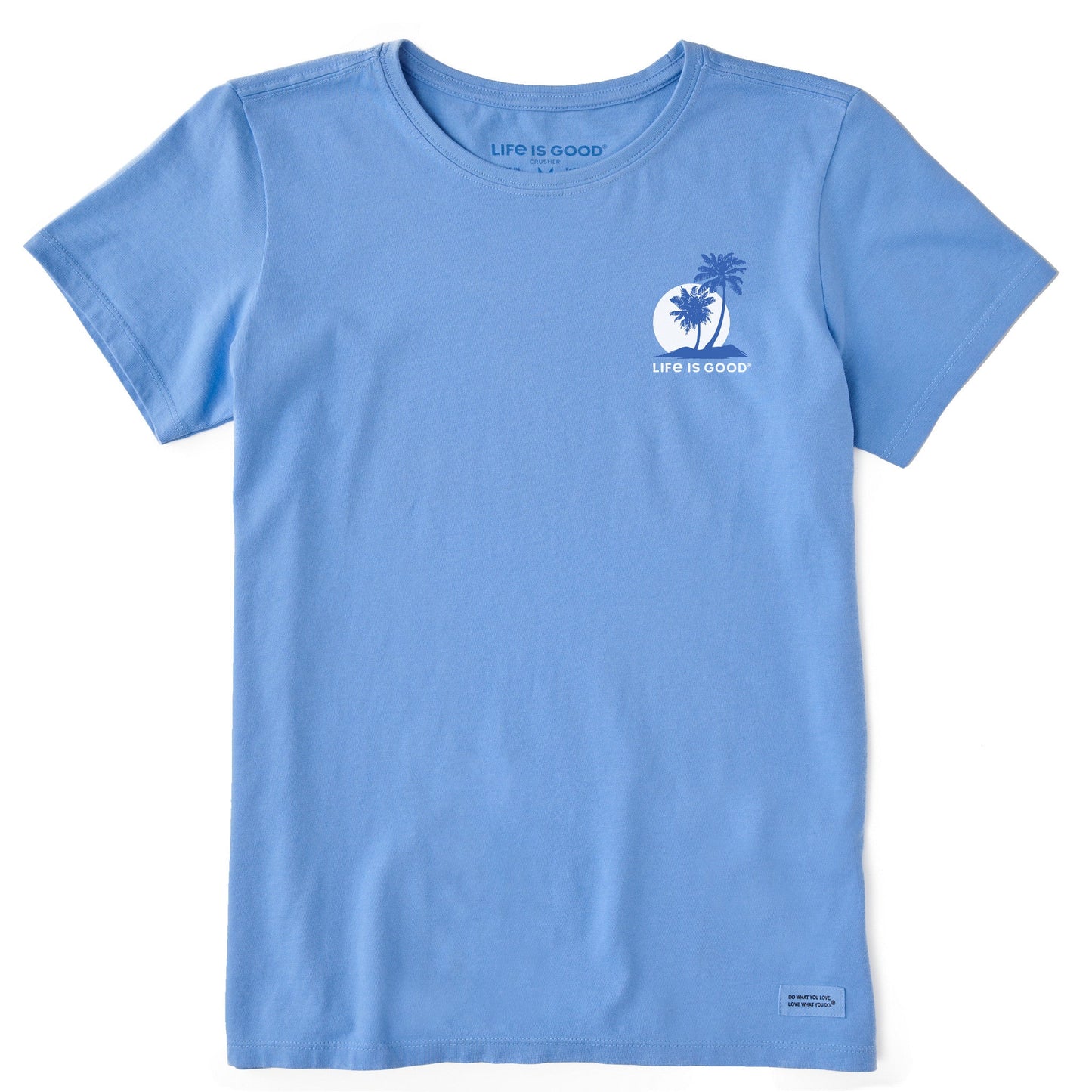 Women's Two Sunset Palms Short Sleeve Crusher Tee